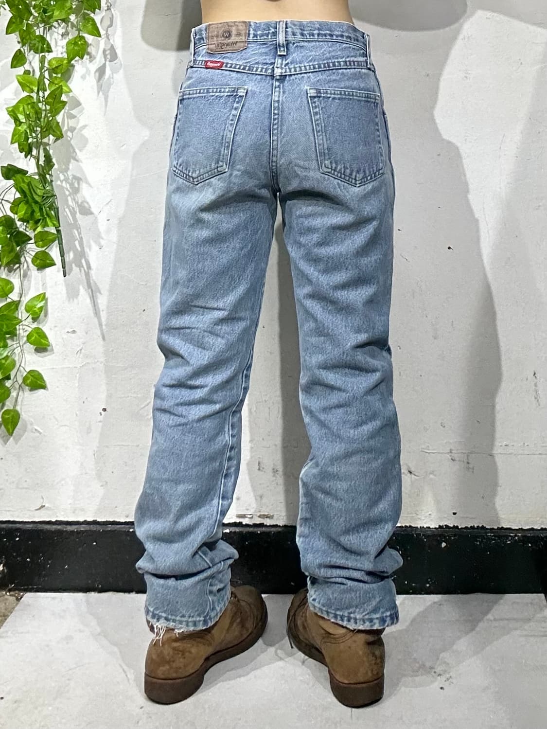 90s 랭글러 오리지널 와이드 연청 데님 청바지  상품이미지3