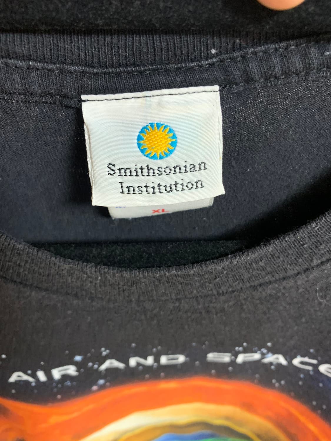 빈티지 8-90s USA 뮤지엄 블랙 반팔 티셔츠 상품이미지6