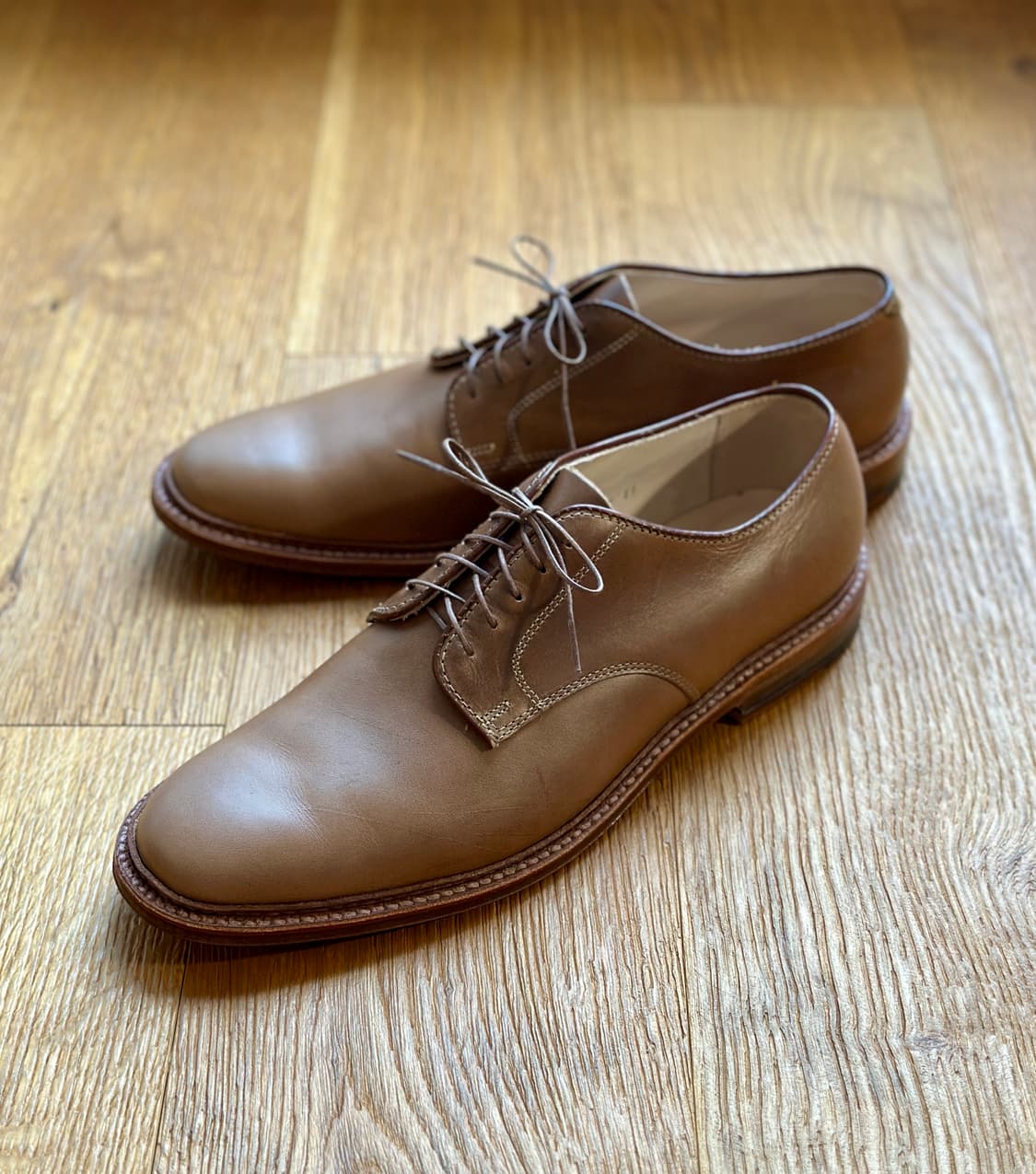 알든 29366 언라인드 플레인 토 더비 내추럴 크롬악셀 10.5D 신품 상품이미지1