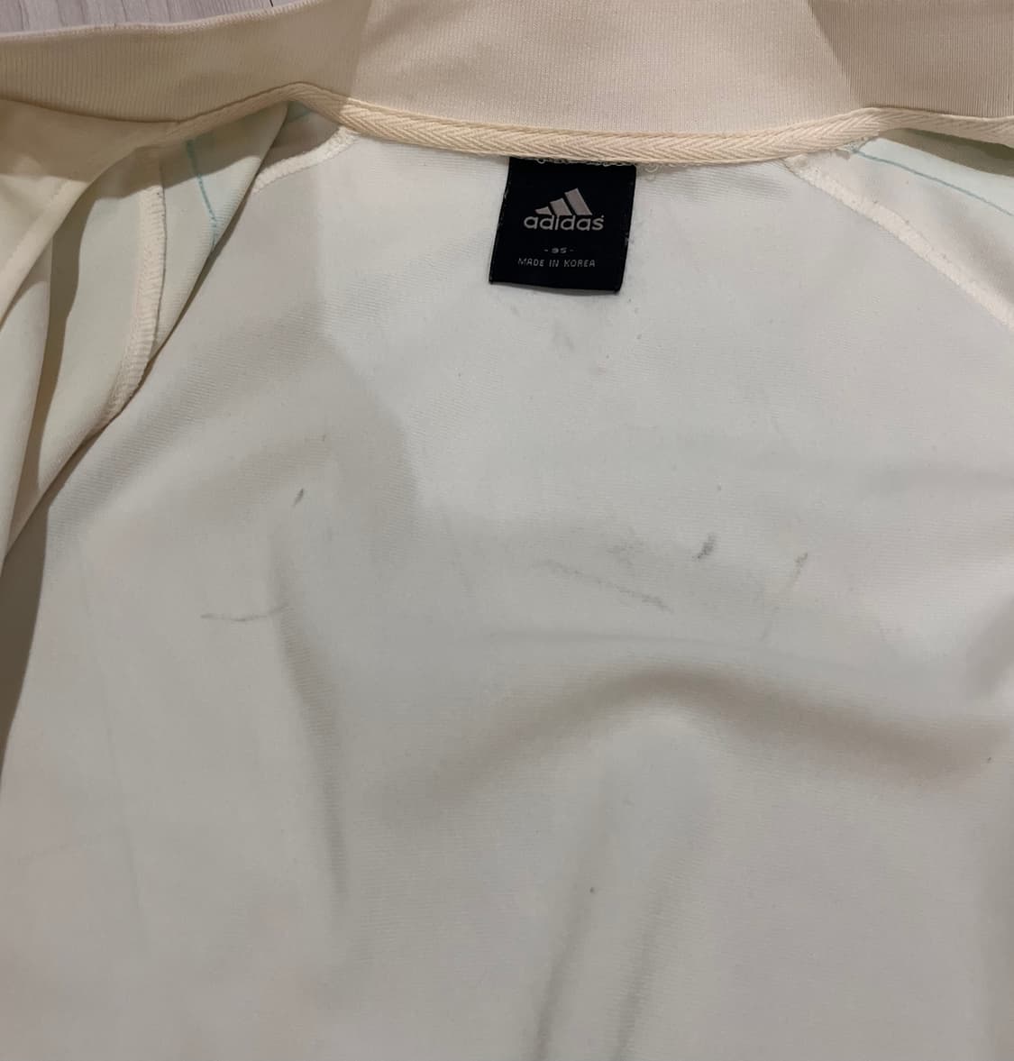 아디다스 크림 연하늘 져지 상품이미지4