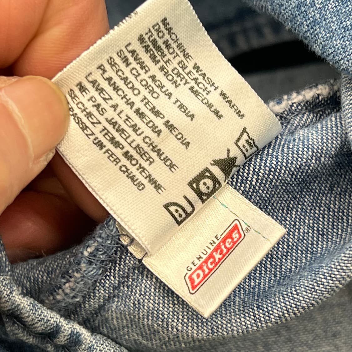 디키즈 워크 데님셔츠 r3400 상품이미지8