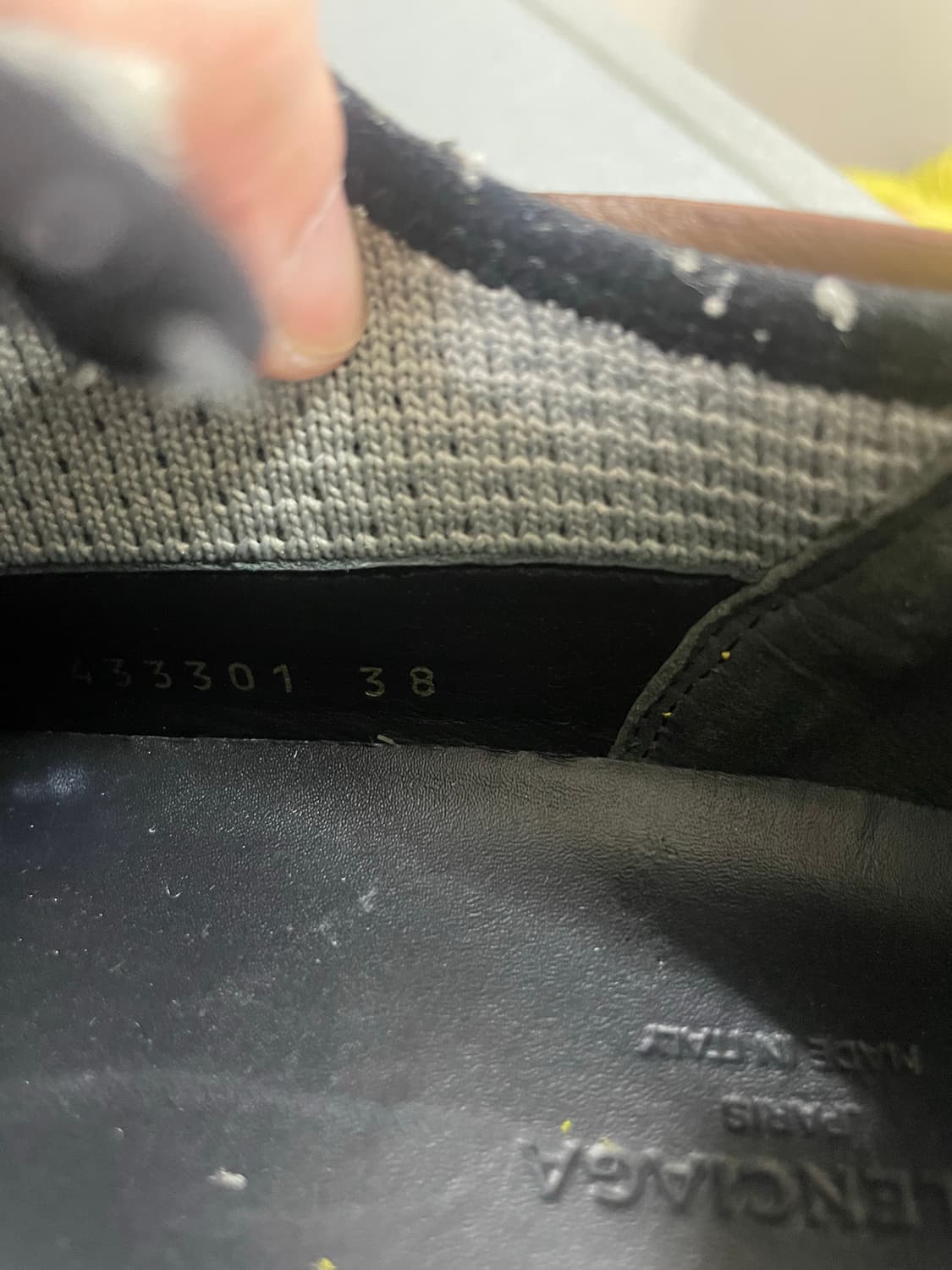 발렌시아가 엘라스틱 러버 솔 하이 EU38 상품이미지8