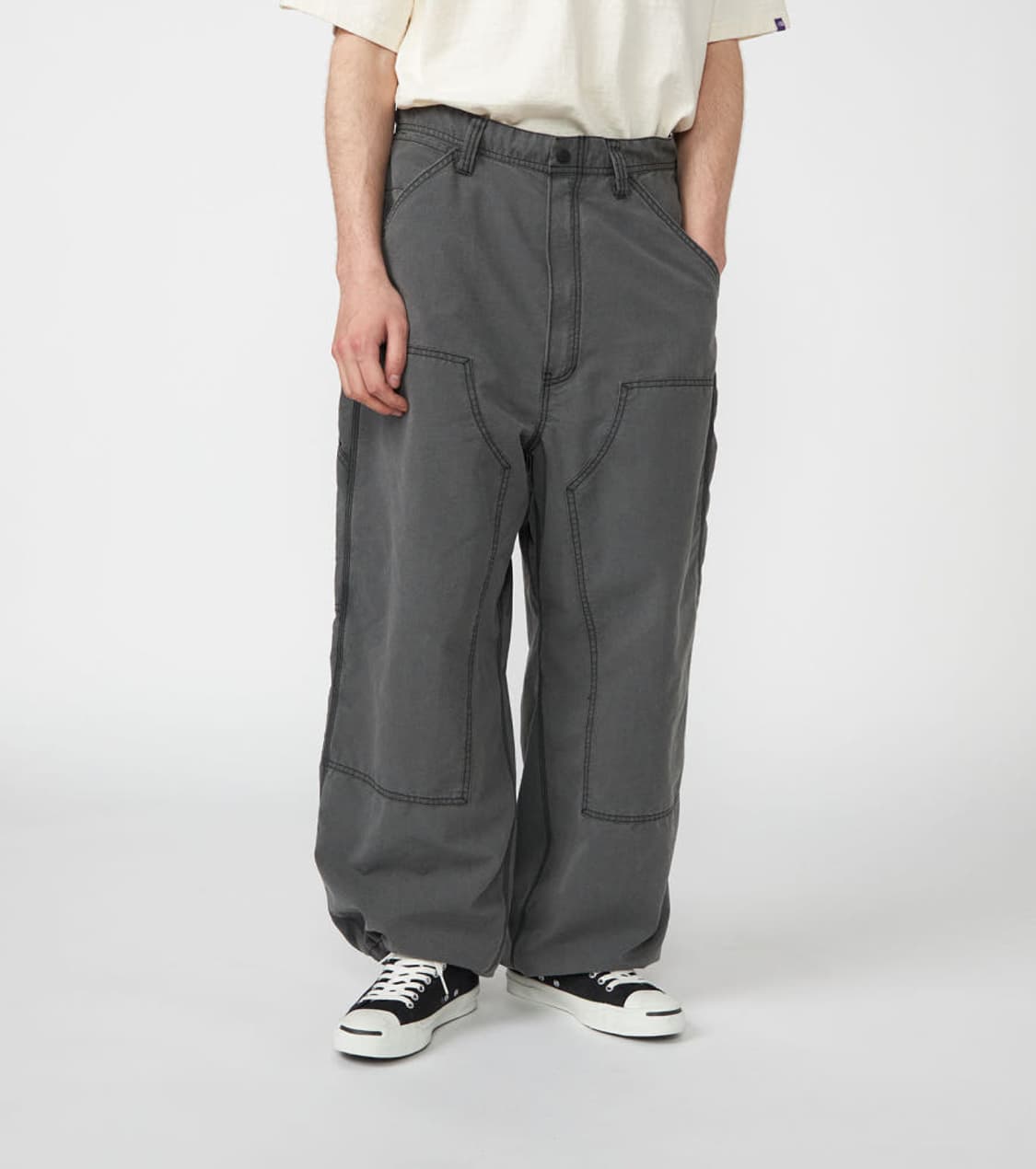 노스페이스퍼플라벨 코튼나일론 날씨 필드 더블 니 팬츠 상품이미지5