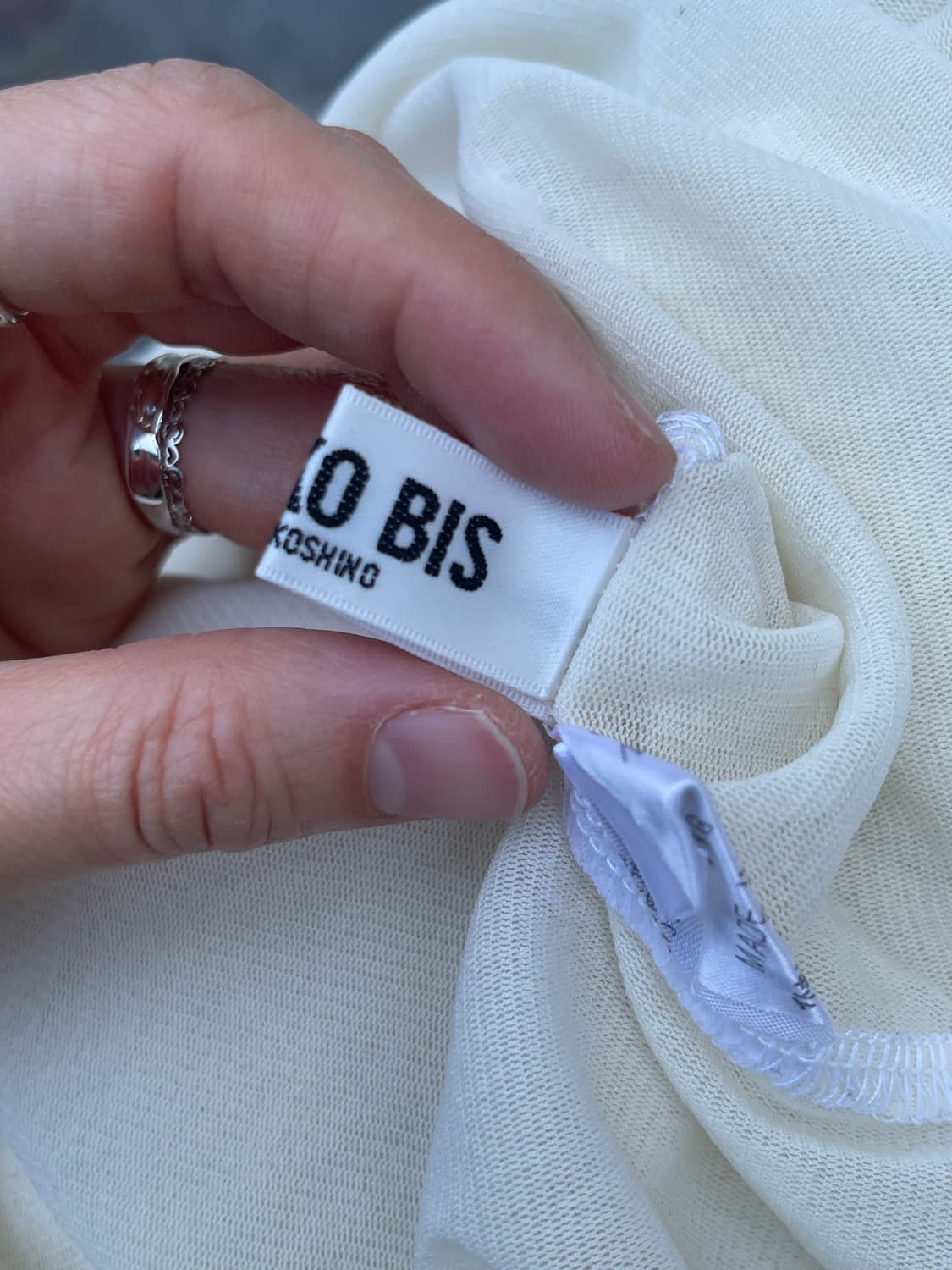 HIROK BIS 아이보리 터틀넥 상품이미지3