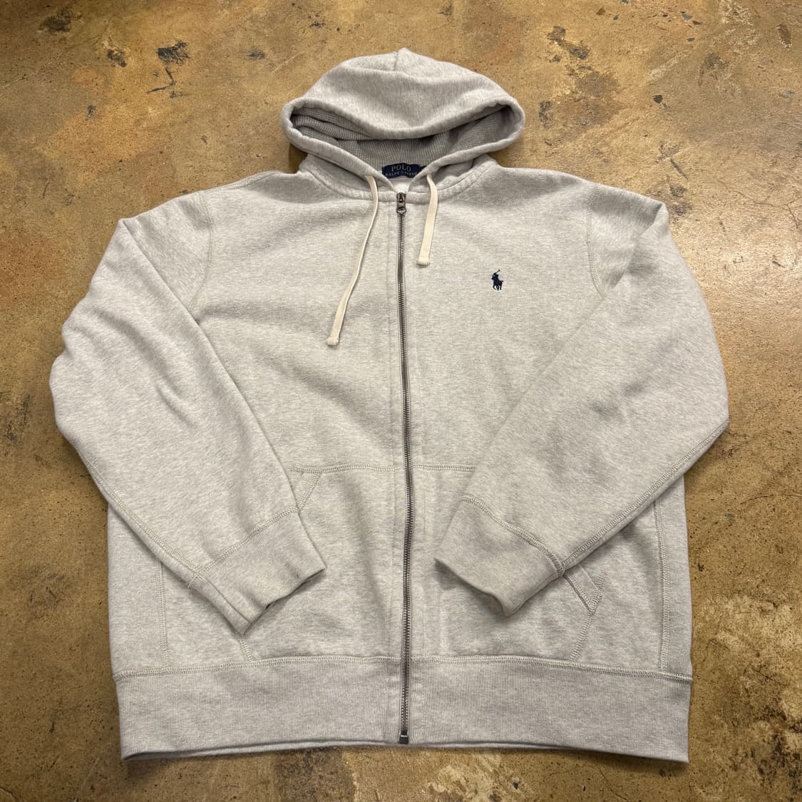 폴로 랄프로렌 그레이 후드집업 상품이미지2