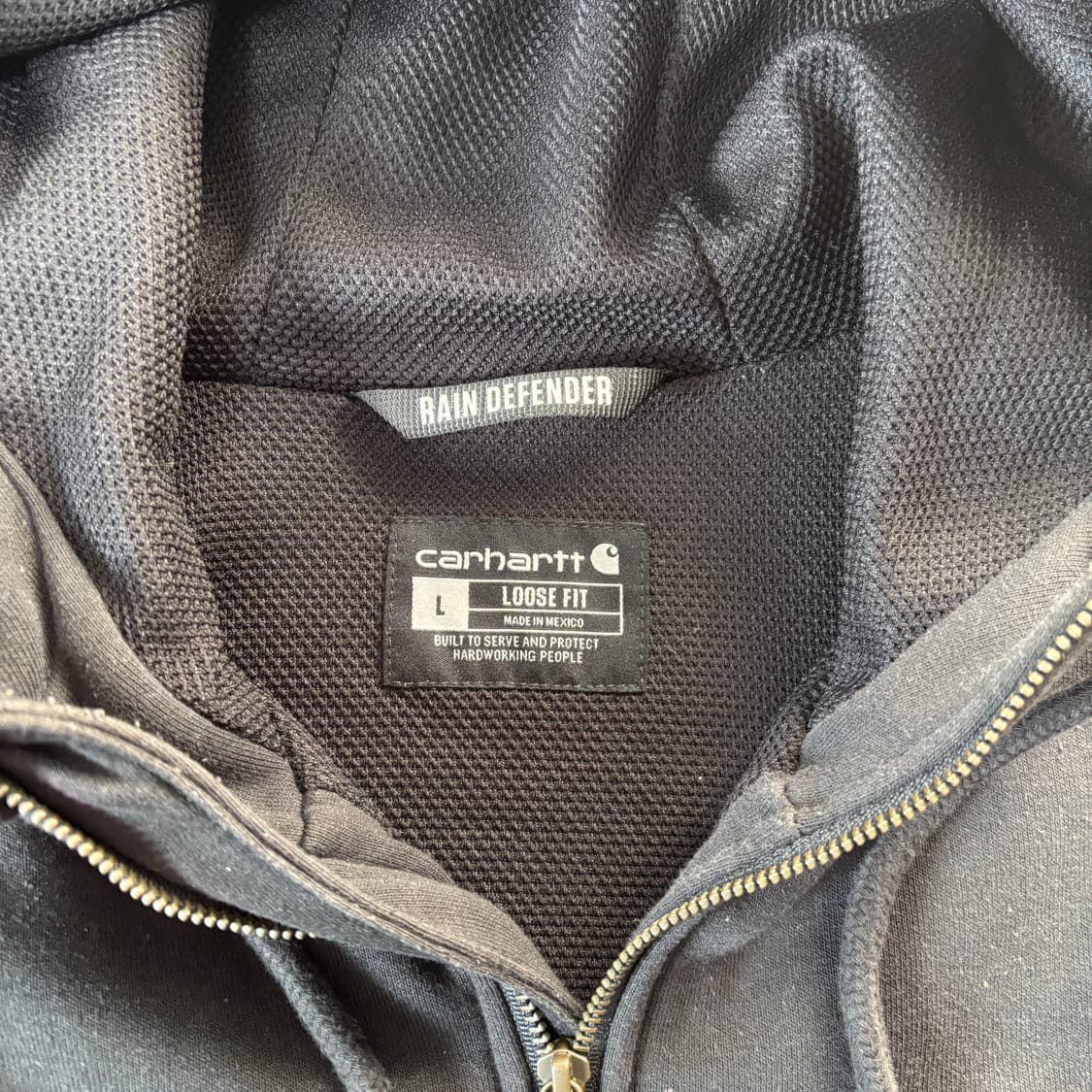 칼하트 신형 써멀 레인디펜터 후드집업 (L) 상품이미지4