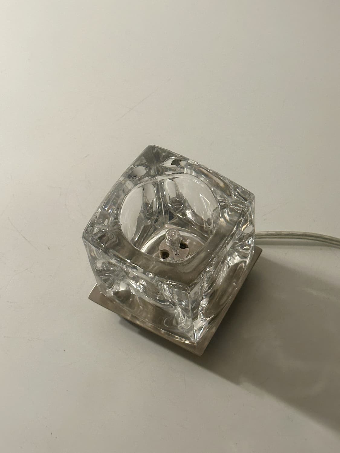 90’s 유럽 Vendeheg 아이스 큐브 빈티지 조명 테이블 앤틱 상품이미지2