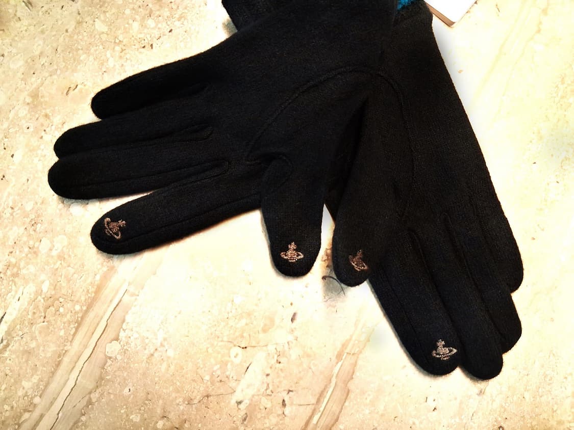 비비안 웨스트우드 빅 orb 저지 글러브 블랙 (새상품) 상품이미지7