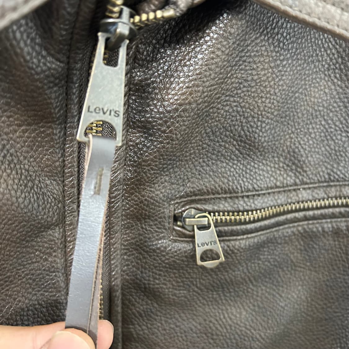 리바이스 레더 쉐르파 자켓 상품이미지7