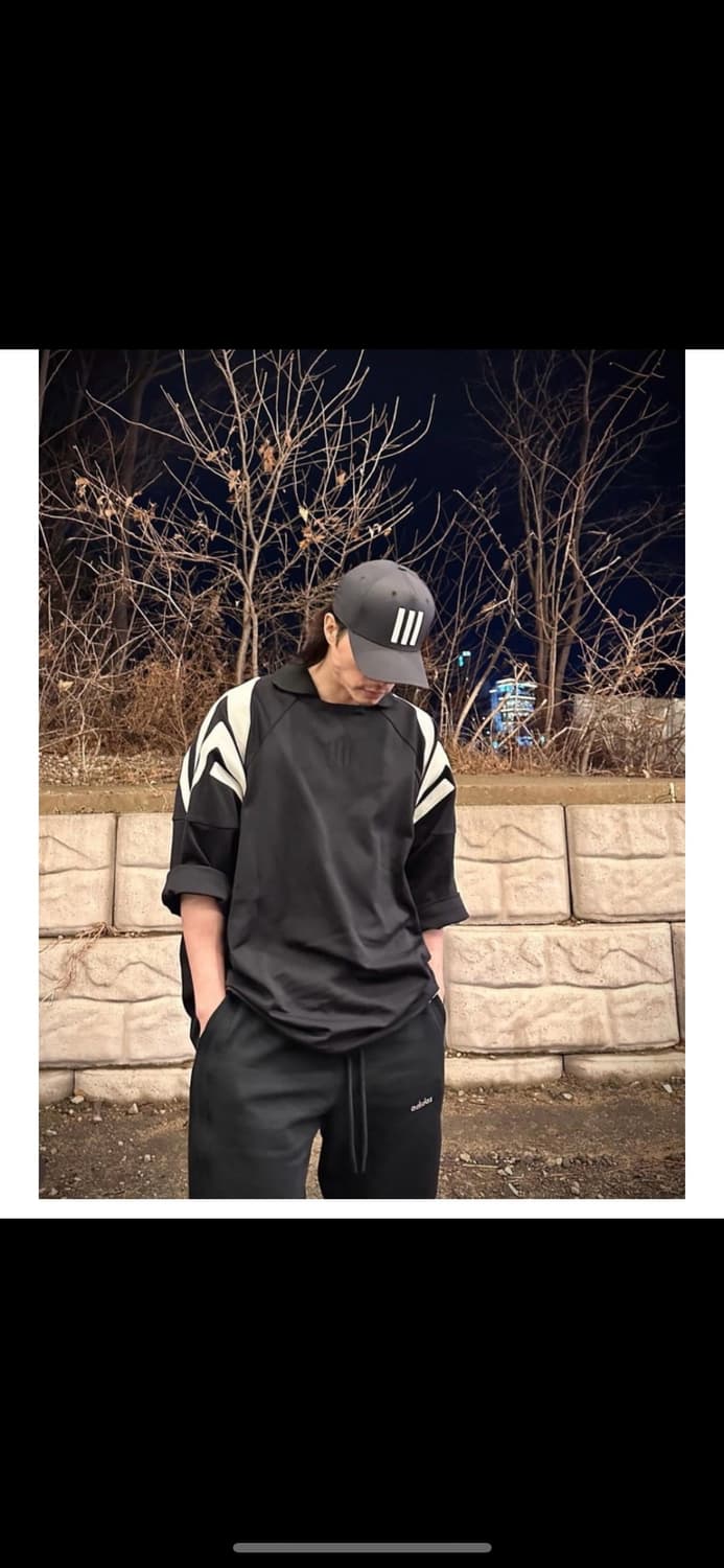 아디다스 피어오브갓 콜라보 골리 저지 블랙 US M 사이즈 상품이미지4