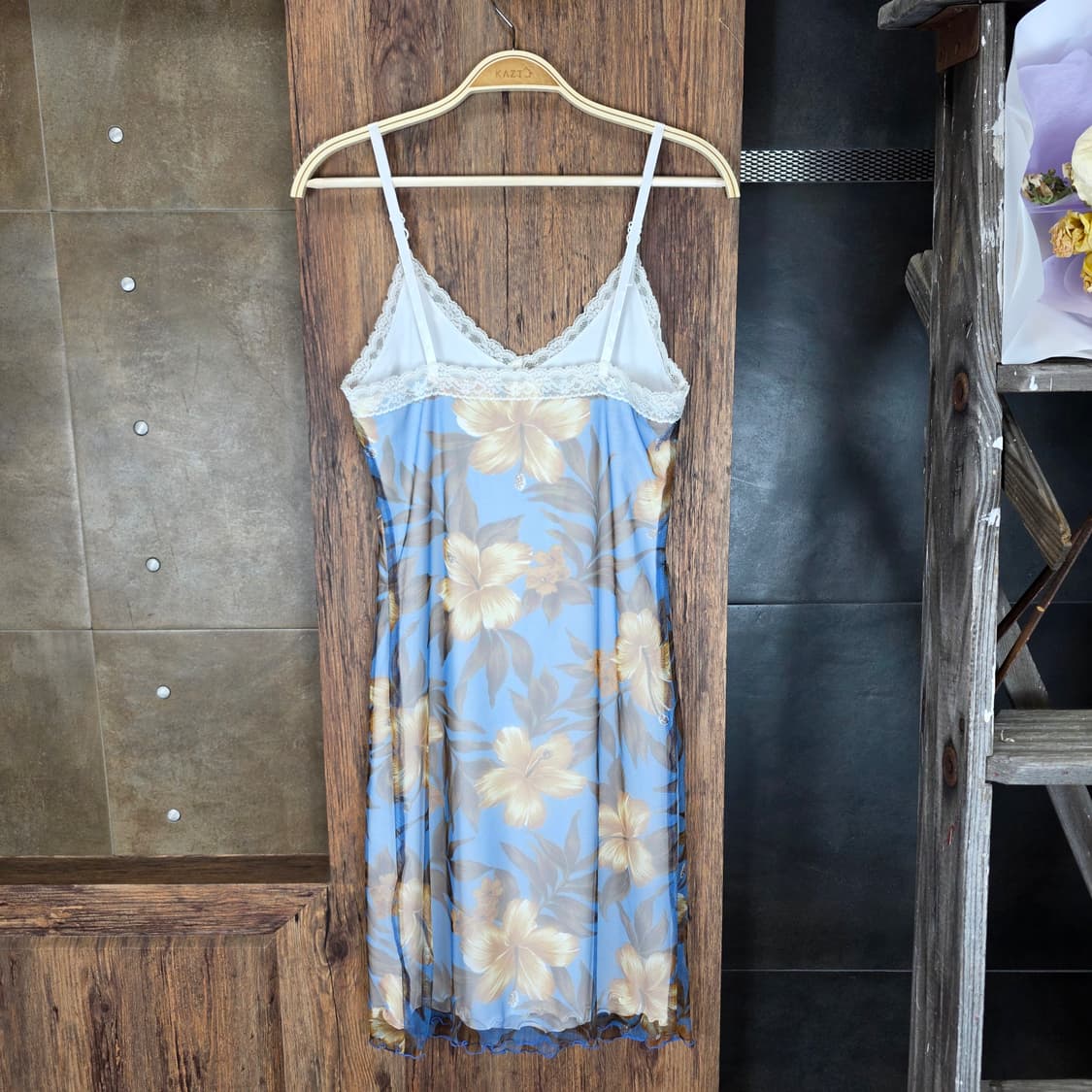 레이스 플라워 슬립 원피스 상품이미지5