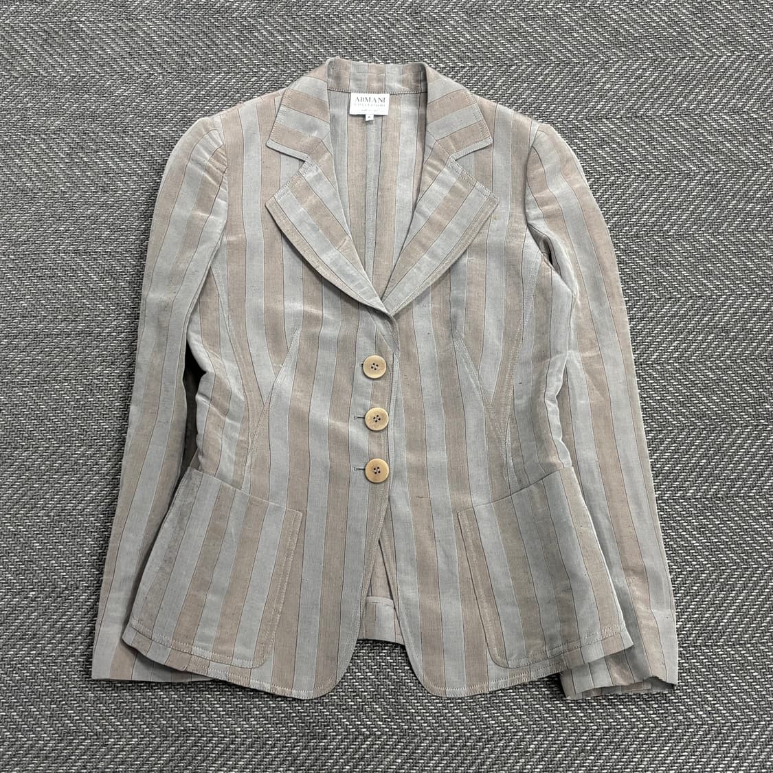  아르마니 스트라이프 패턴 블레이저 V0563 상품이미지1