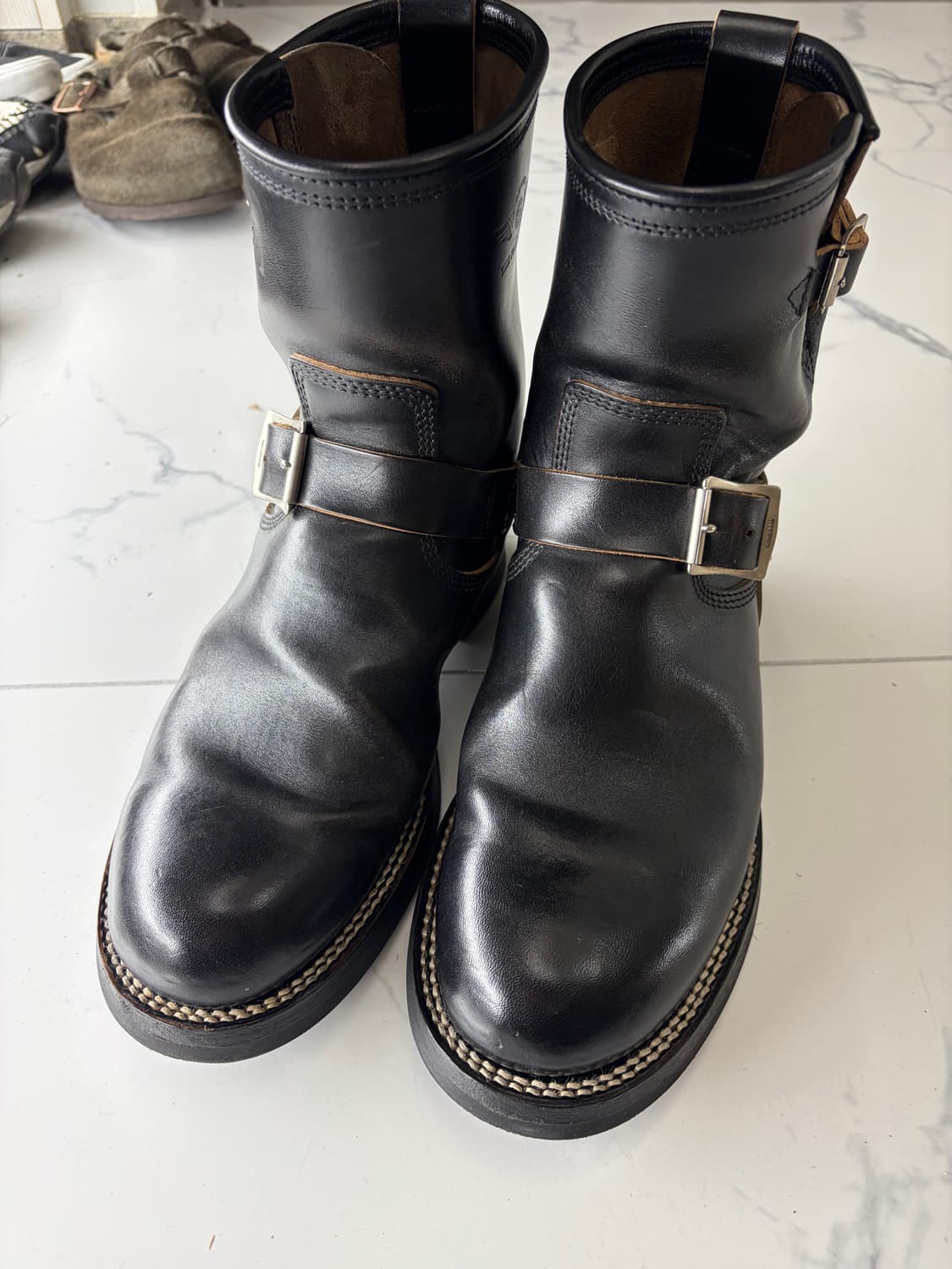 [9E, 275] FLATHEAD 플랫헤드 호스하이드 엔지니어부츠 상품이미지5