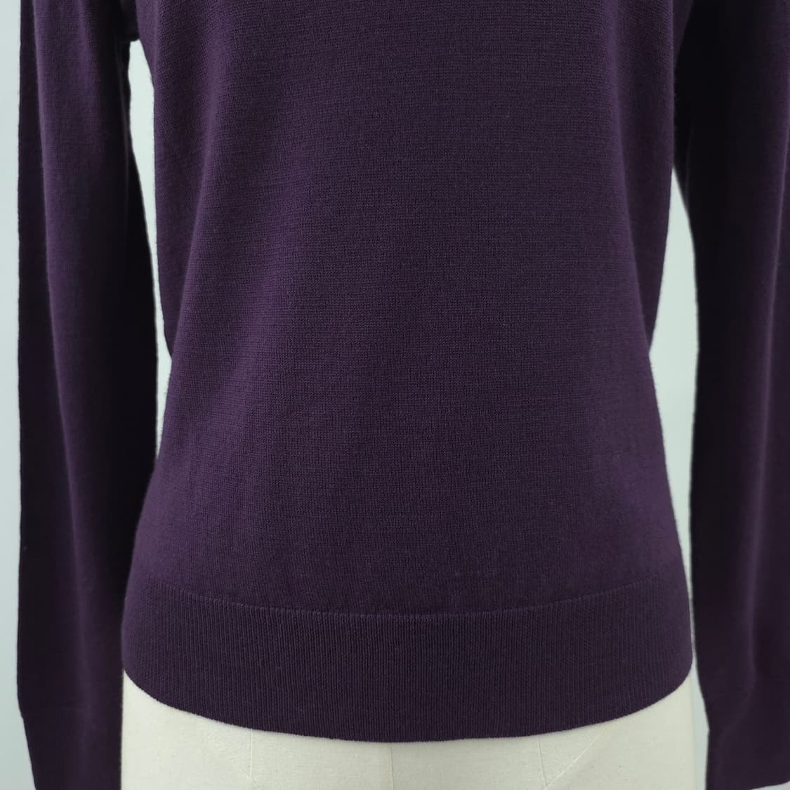 재팬 유니클로 울100% 퍼플 니트 상품이미지5