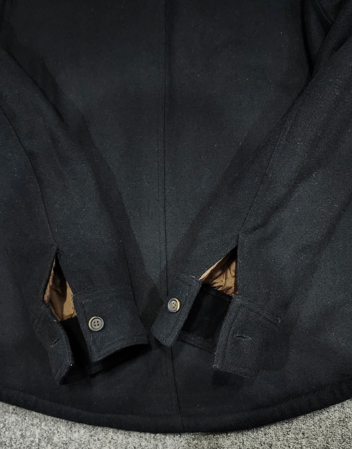 토마스 모어 울 블렌드 플리스 안감 셔츠 자켓 M 상품이미지5