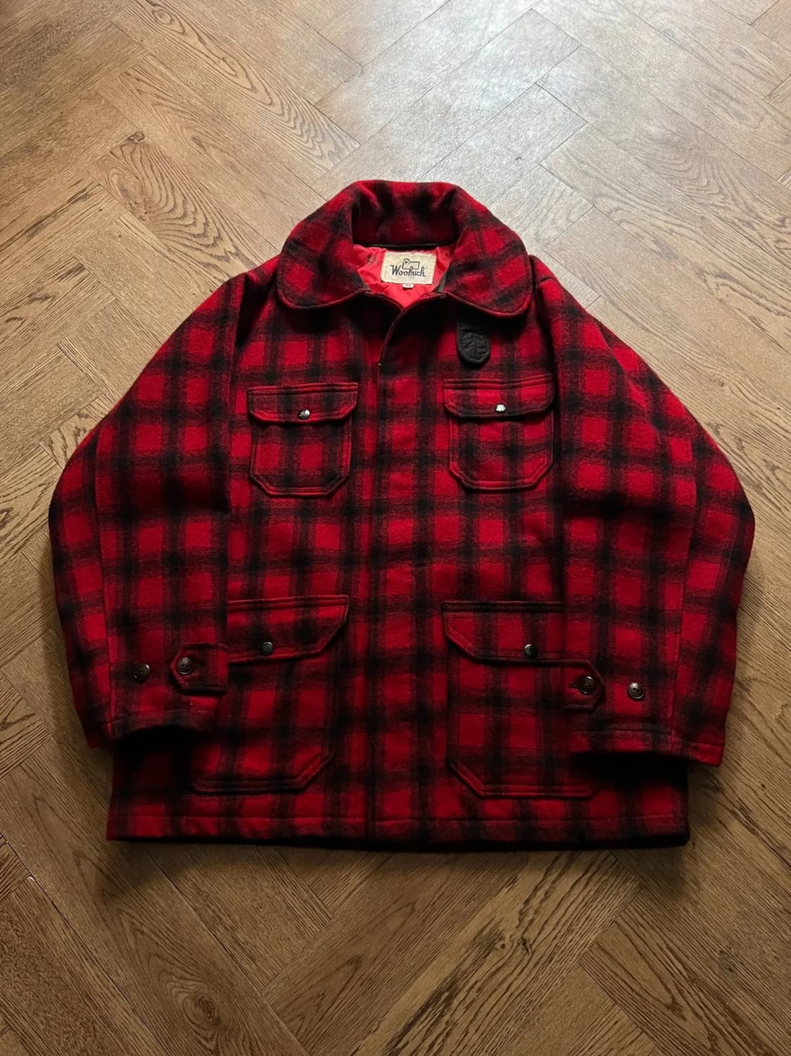 [L]60's 울리치 USA 오리지널 매키노 울 헌팅 자켓 상품이미지1