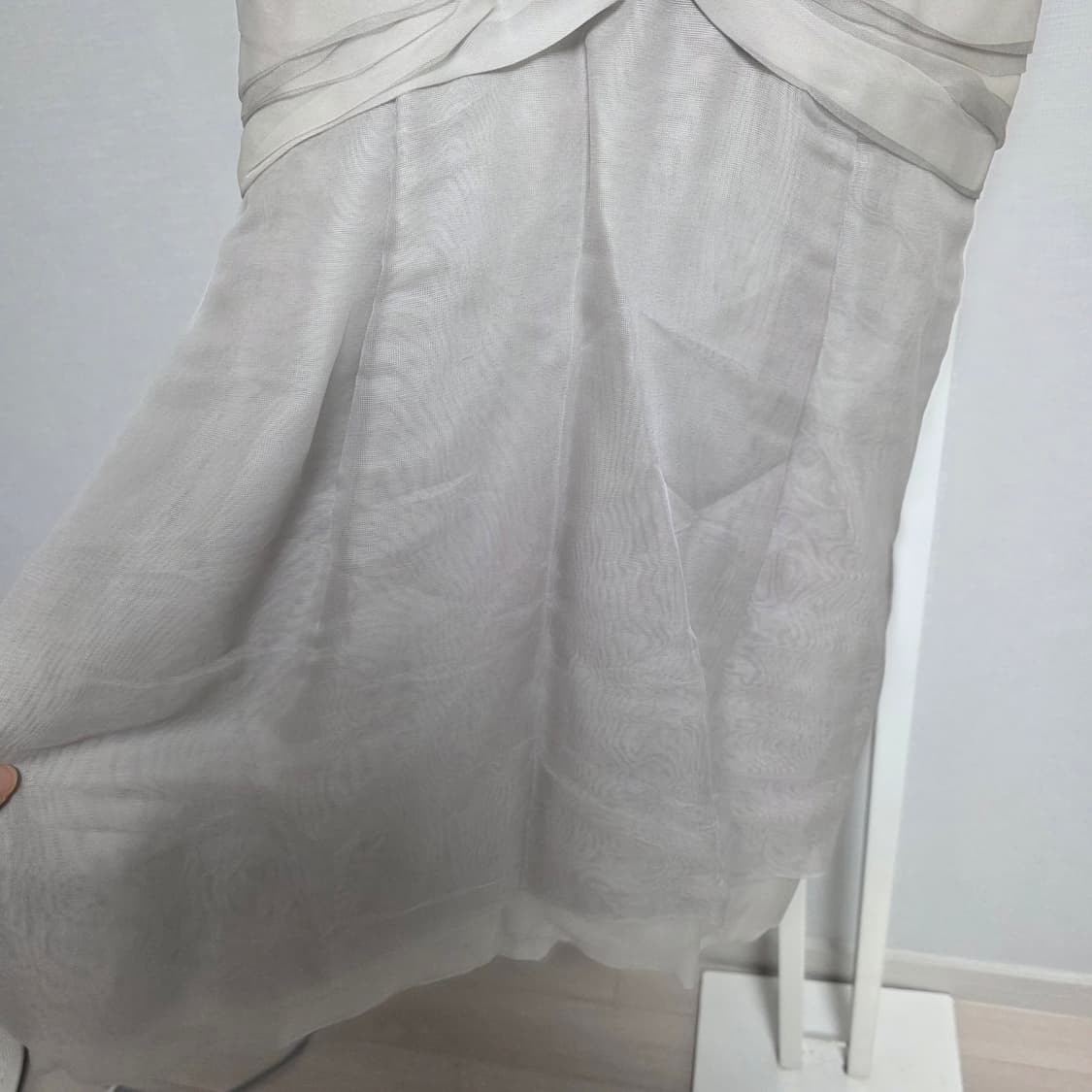 돌체앤가바나 아이보리 매듭 디자인 미니 원피스 상품이미지3