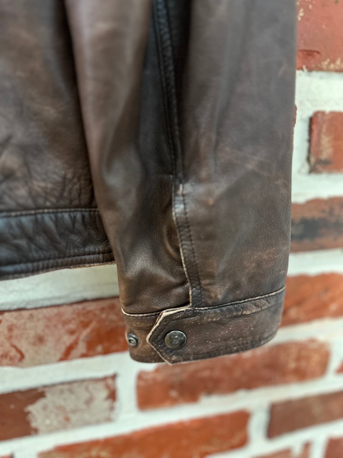 (L)마시모두띠 리얼레더 램스킨 자켓 상품이미지7