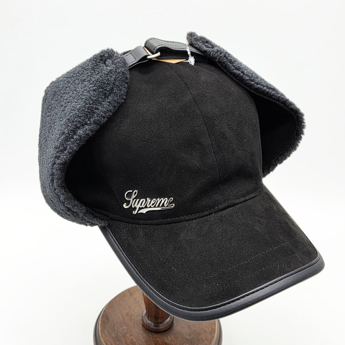 슈프림 셔링 이어플랩 6-패널 캡 블랙 - 22FW (S/M) 상품이미지2