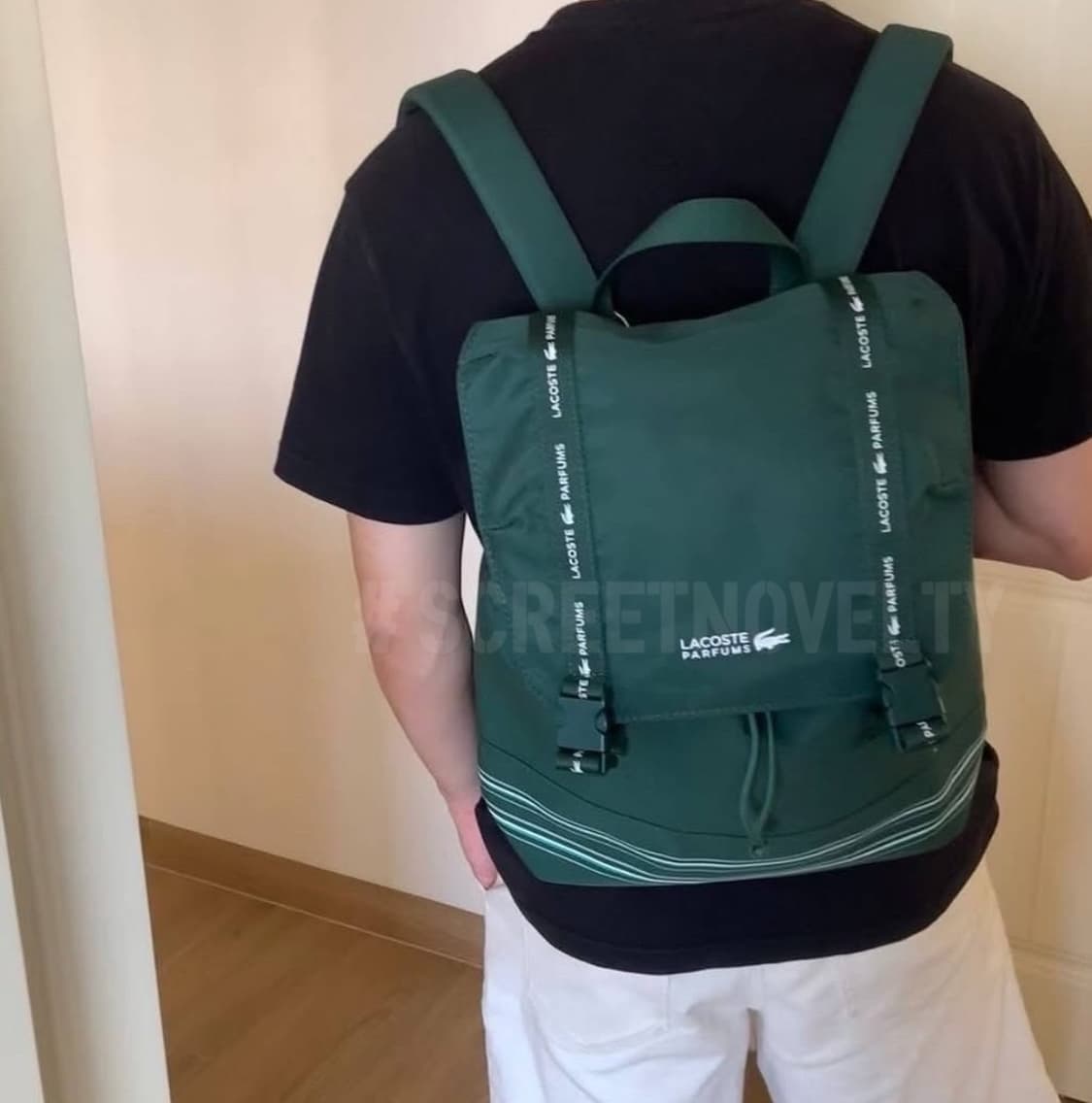 라코스테 퍼퓸 리미티드 백팩 그린 상품이미지1