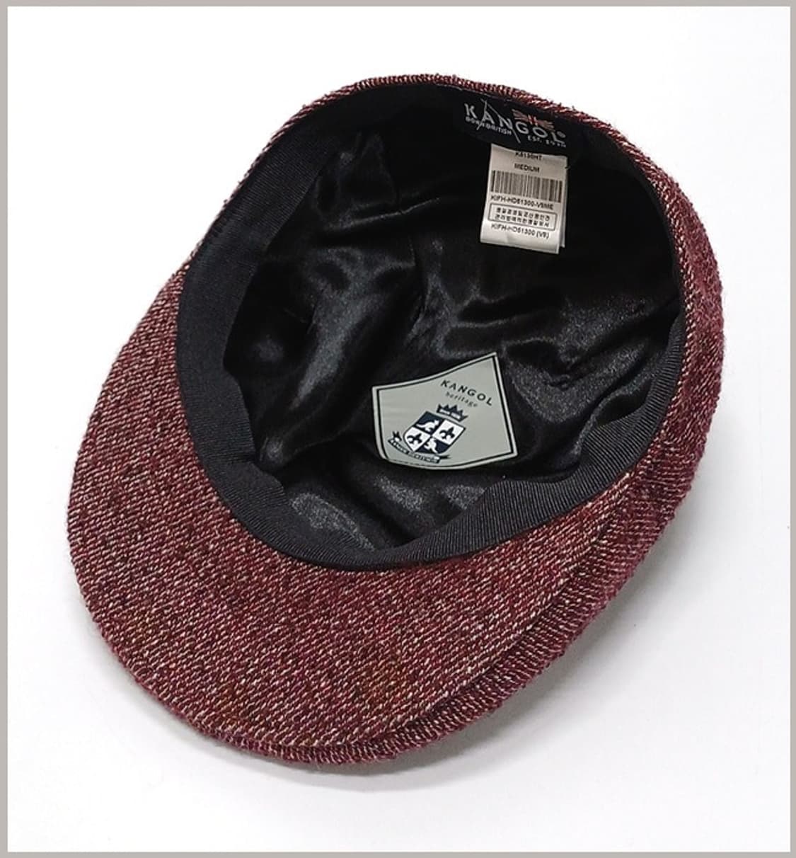 캉골 정품 트위드 밀라노 헌팅캡 모자 K-126 상품이미지5