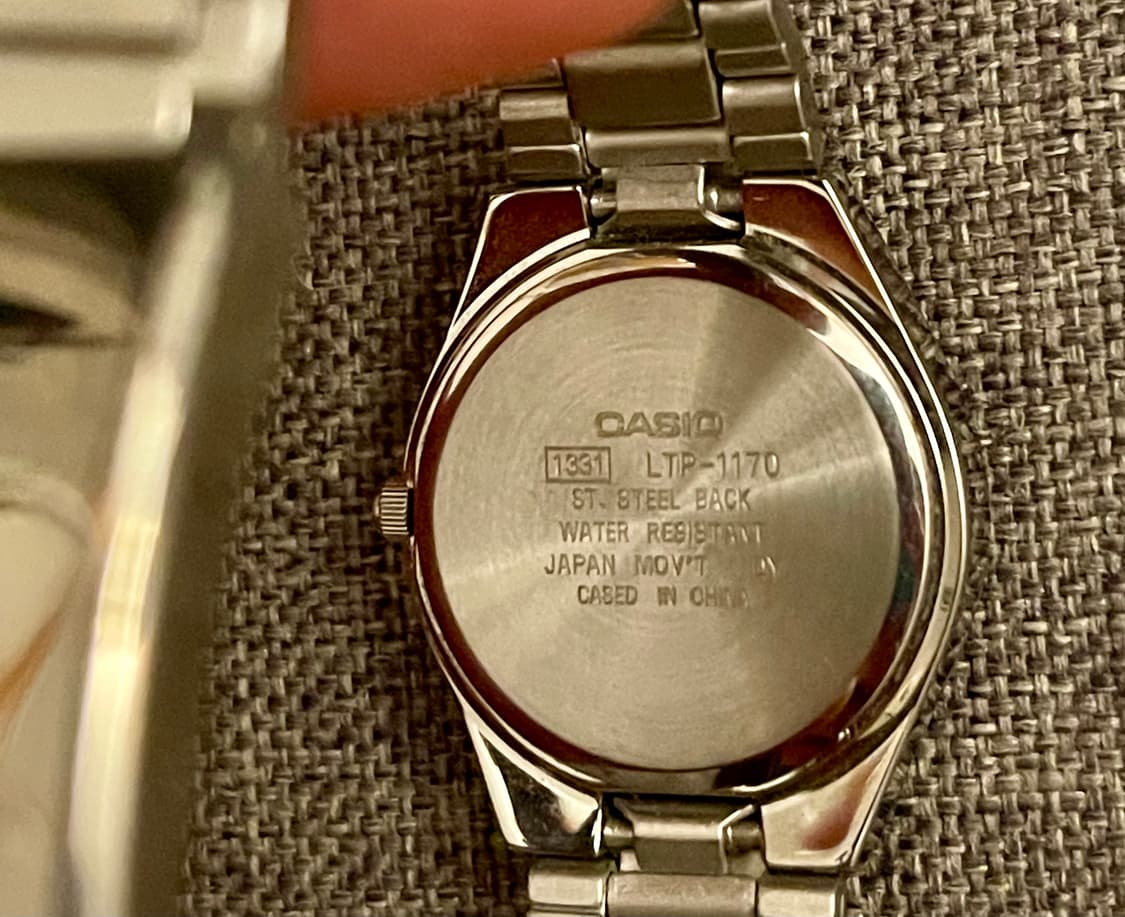 Casio 카시오 LTP-1170 청판 메탈 시계/새상품급 상품이미지3