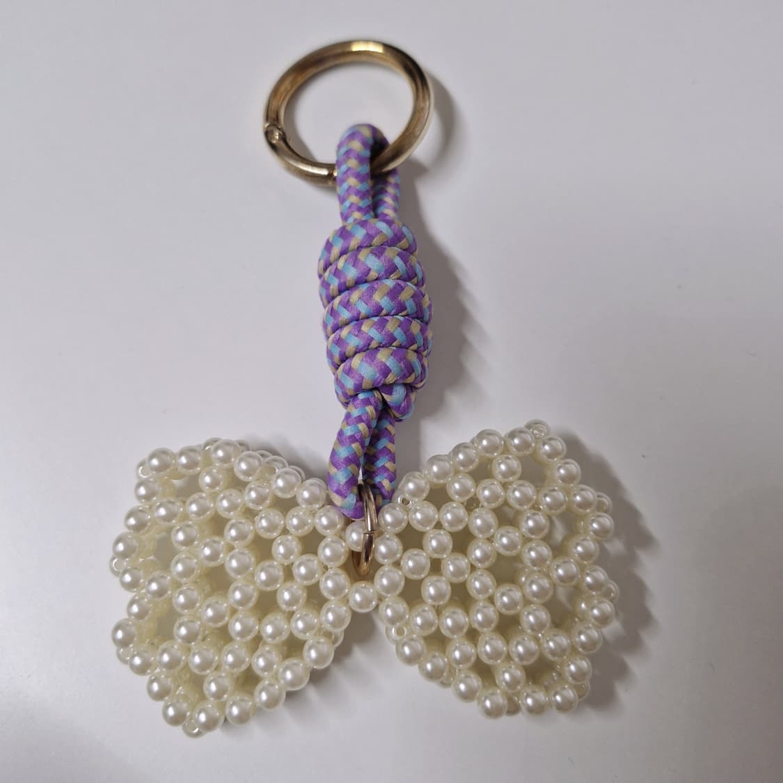 니코앤드 Niko and 진주 리본 연보라 키링 상품이미지2