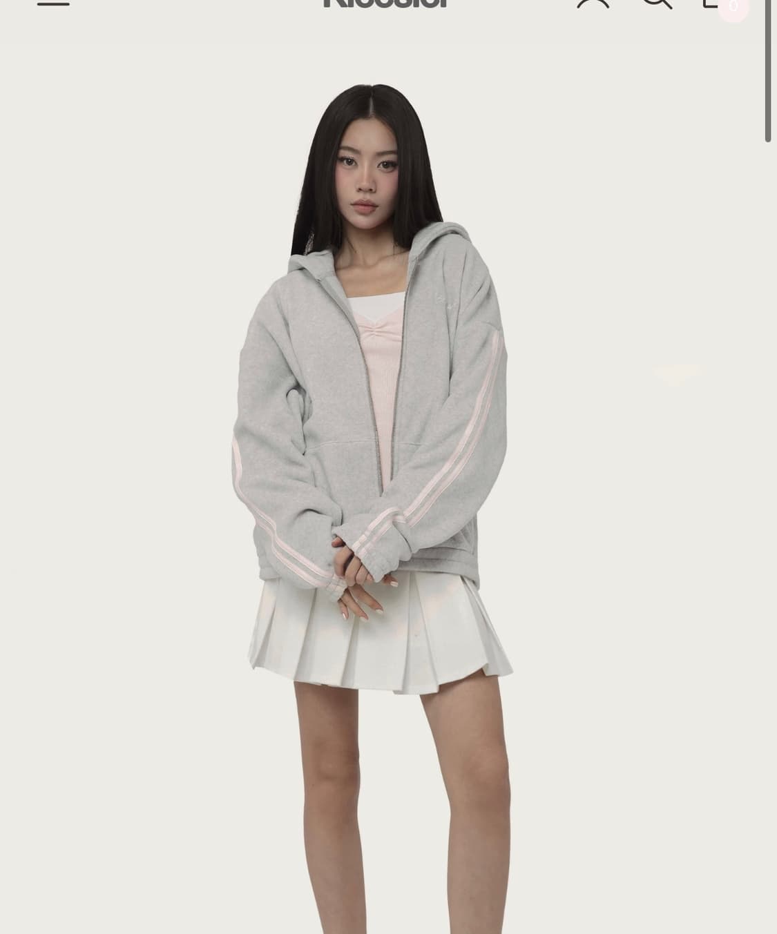 클리시어 소프트허그 후드집업 구해요 상품이미지1