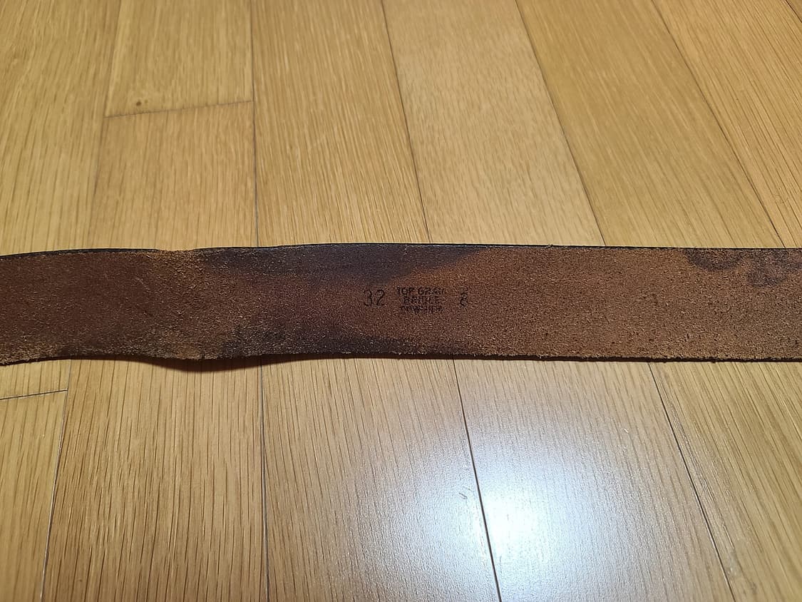 빈티지 사각버클 가죽 벨트 상품이미지5