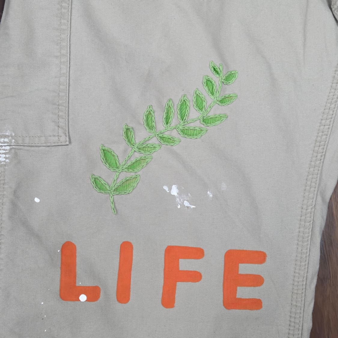 S.O/핸드드로잉, 자수, 패치워크 커스텀 팬츠 상품이미지7