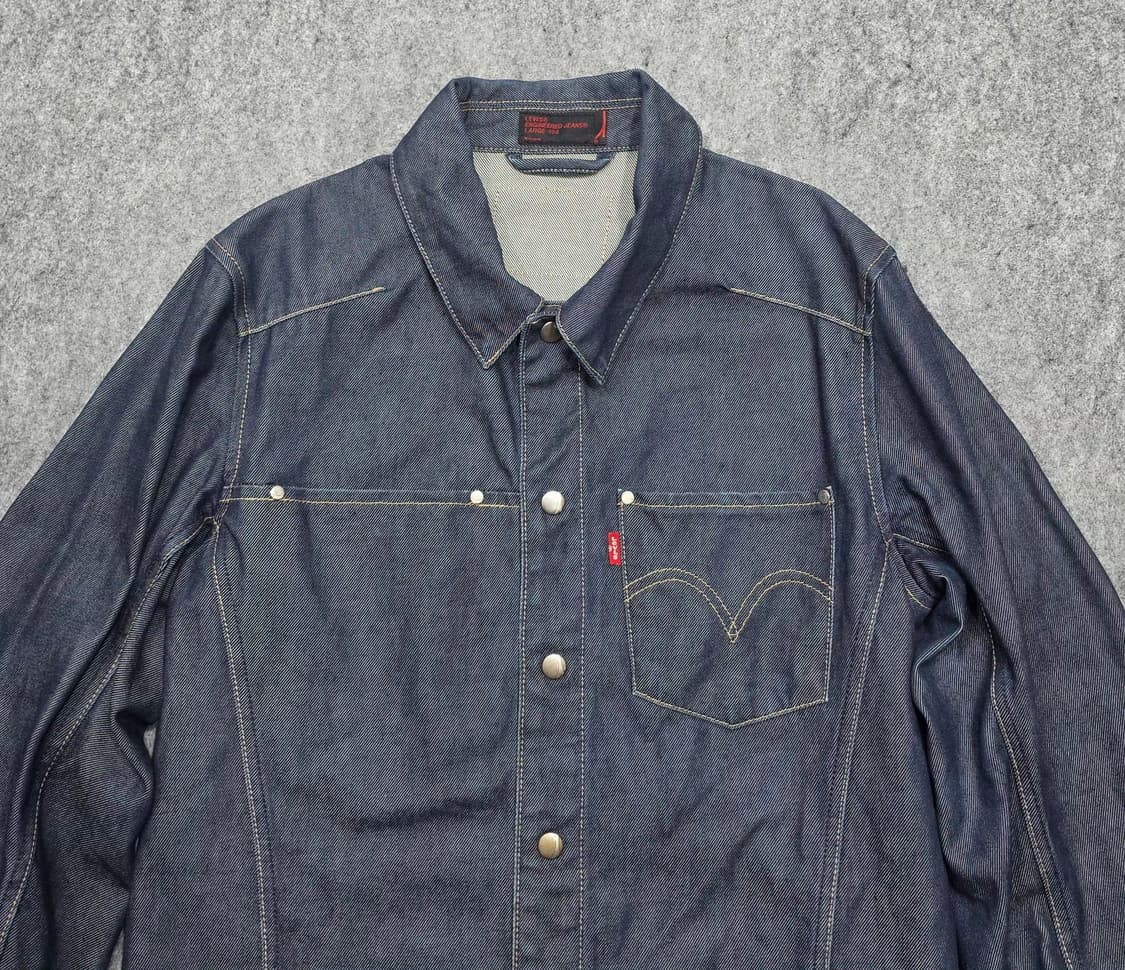 리바이스 00s 엔지니어드 진 2nd 타입 데님 자켓 L 상품이미지4