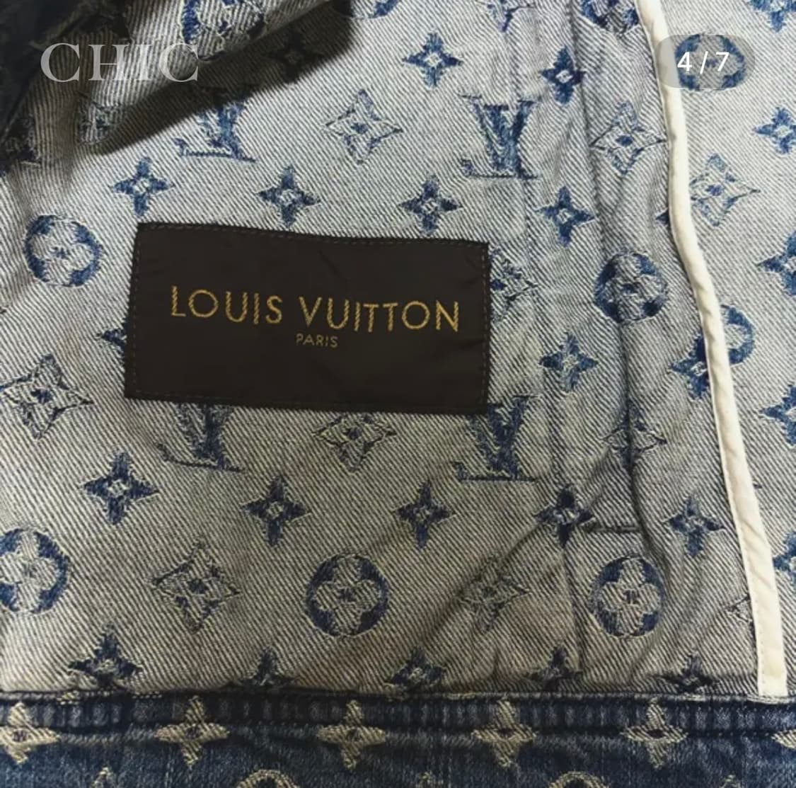 [루이비통 X 슈프림 자카드 데님 트러커 자켓] 상품이미지4