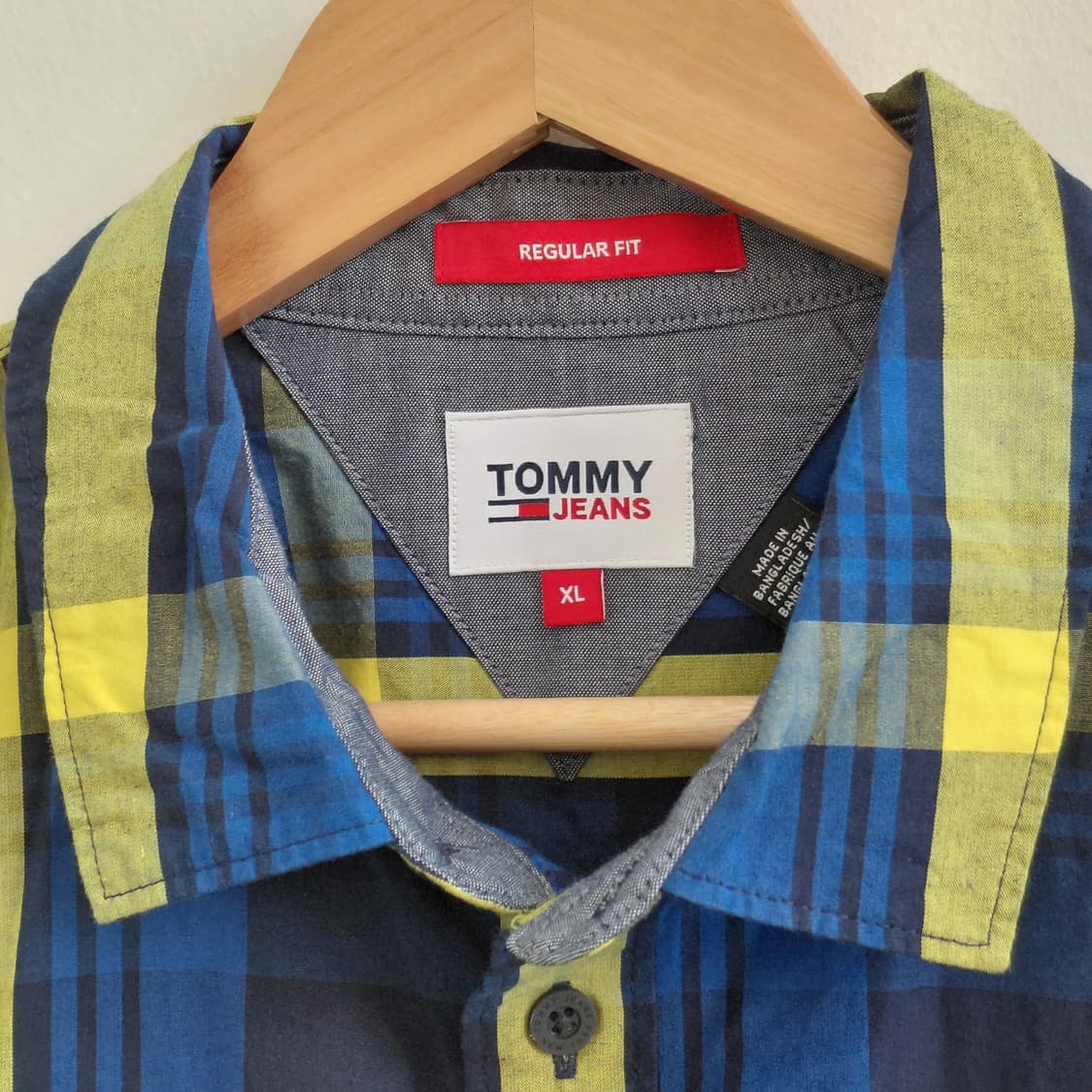 타미진스 코튼 레귤러핏 멀티체크 셔츠 XL 상품이미지4