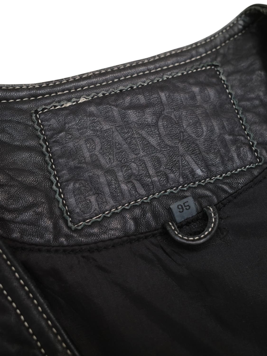 90‘s 마리떼 프랑소와 저버 레더 베스트 상품이미지2