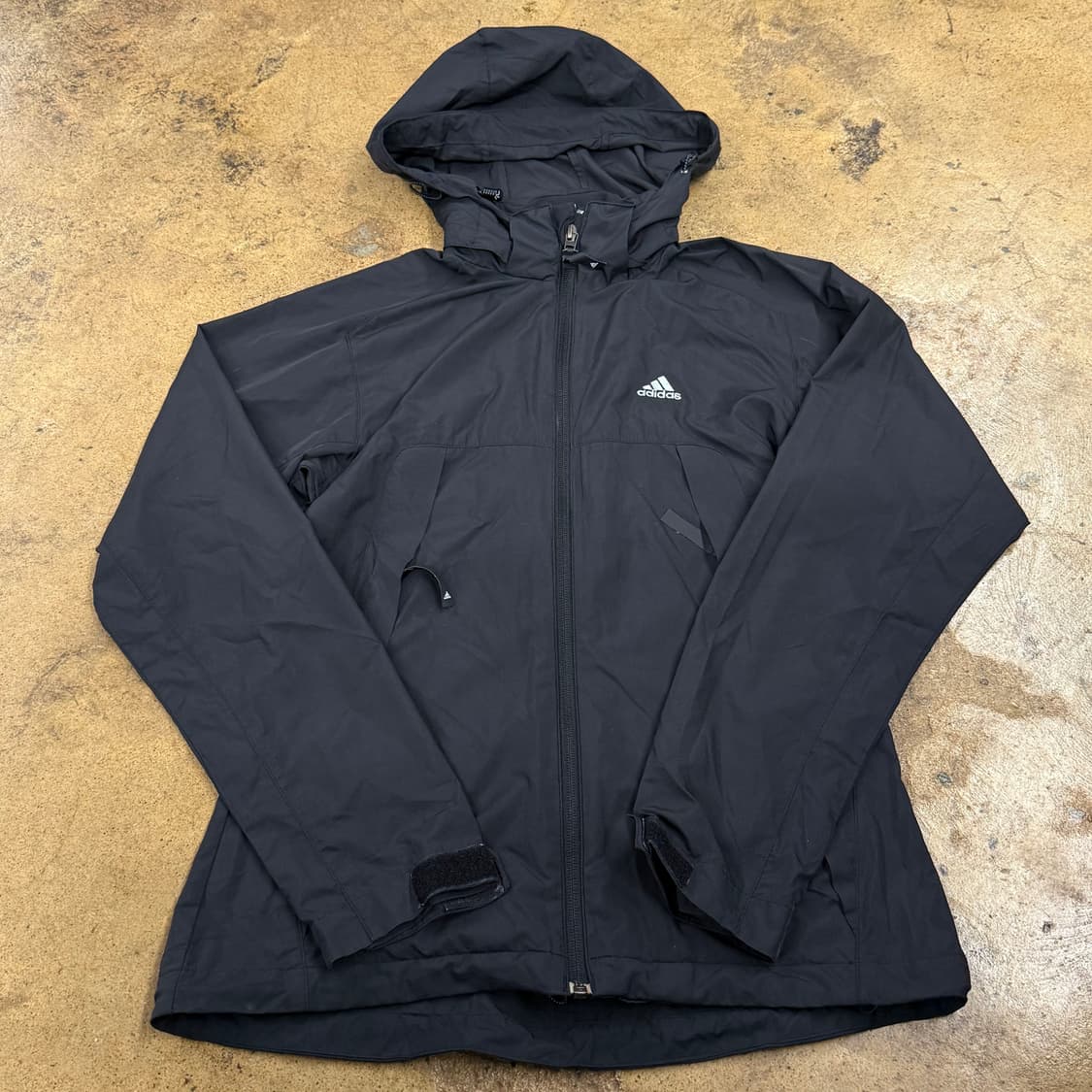 [정품/M] 아디다스 블랙 후드 바람막이 자켓 b10 상품이미지2