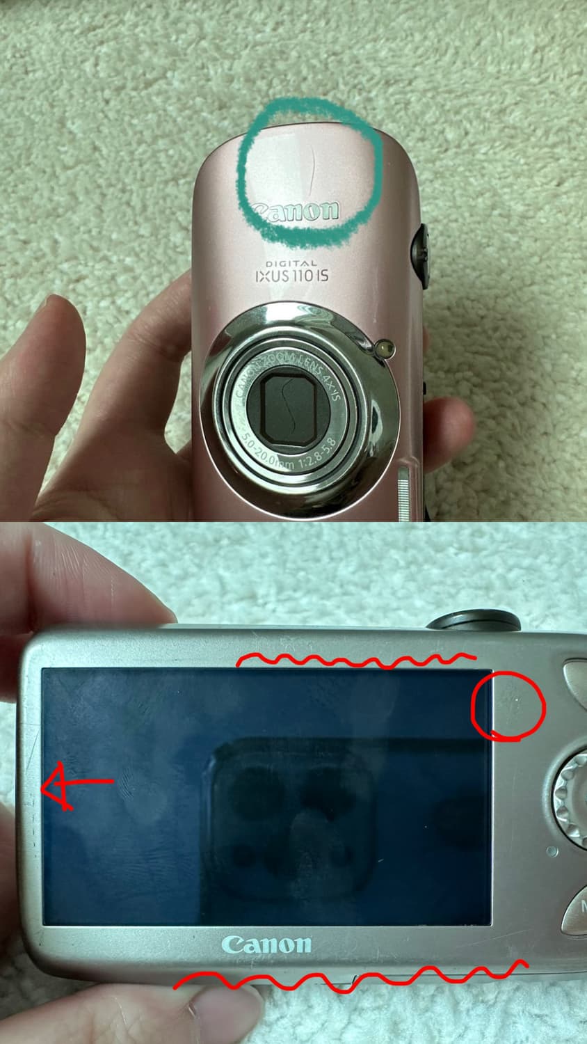 캐논 익서스 110is (canon ixus 110is) 빈티지 카메라 상품이미지9