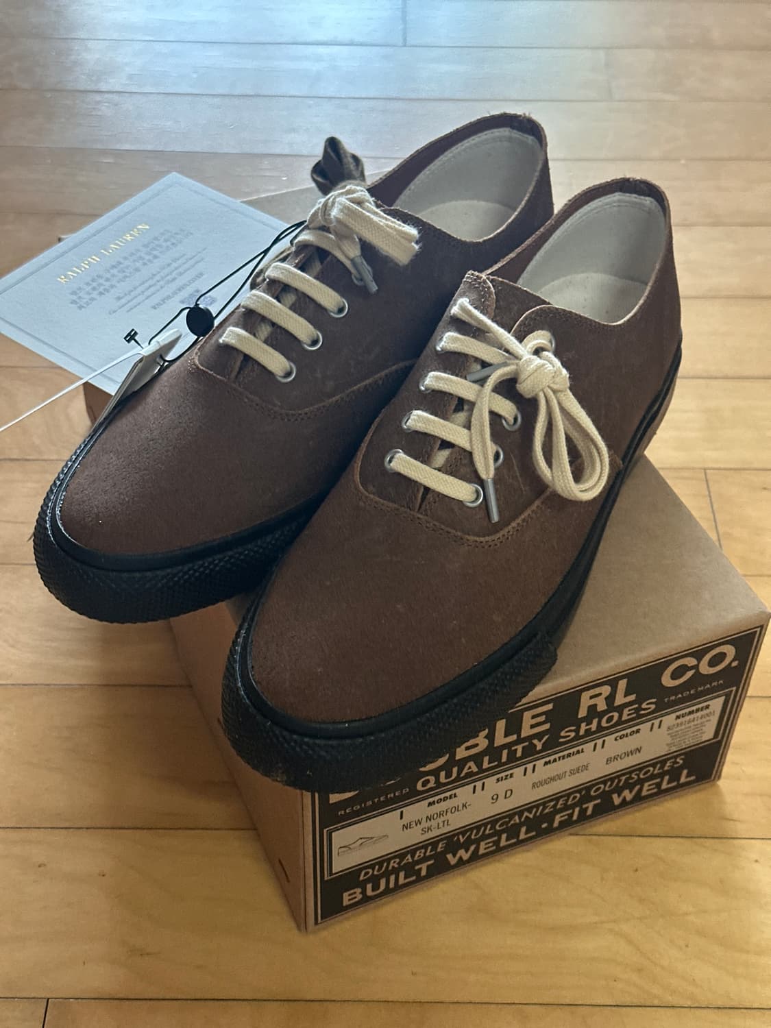 RRL 러프아웃 스니커즈 9d 새상품 상품이미지6