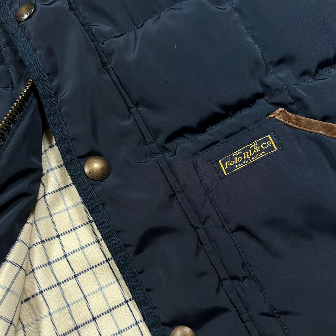 폴로 퀼팅 다운 베스트 자켓 상품이미지5