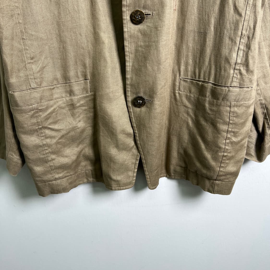 이세이미야케 플랜테이션 자수 린넨 자켓 M 상품이미지5