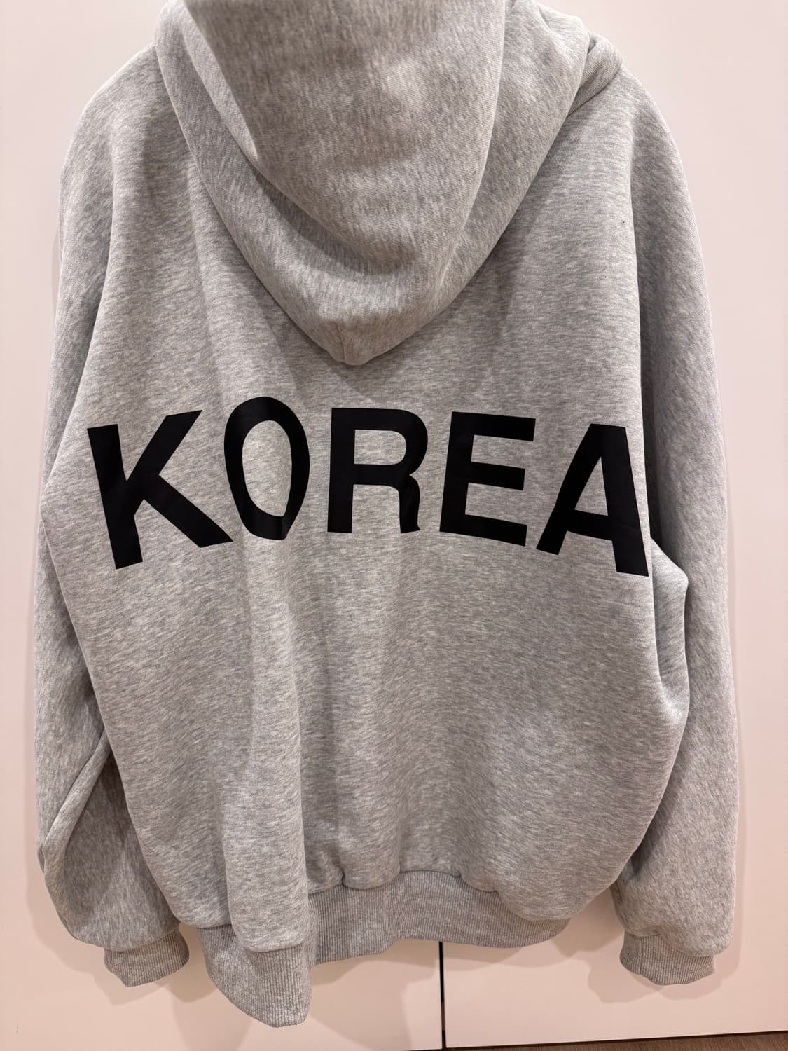 이지 hd-10 그레이 후드집업 2사이즈 상품이미지2