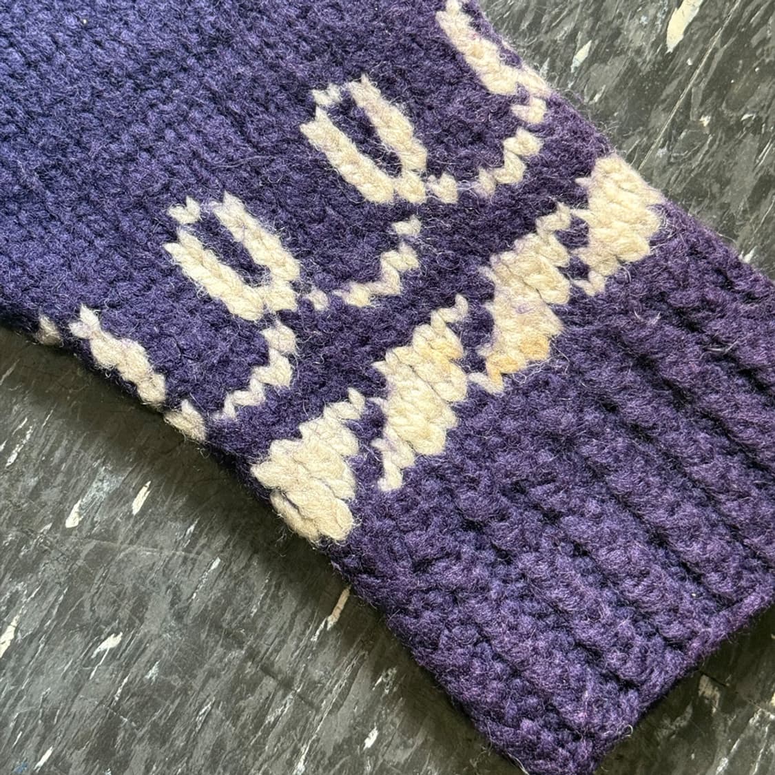 네이비 노르딕 코위찬 니트 가디건 상품이미지5