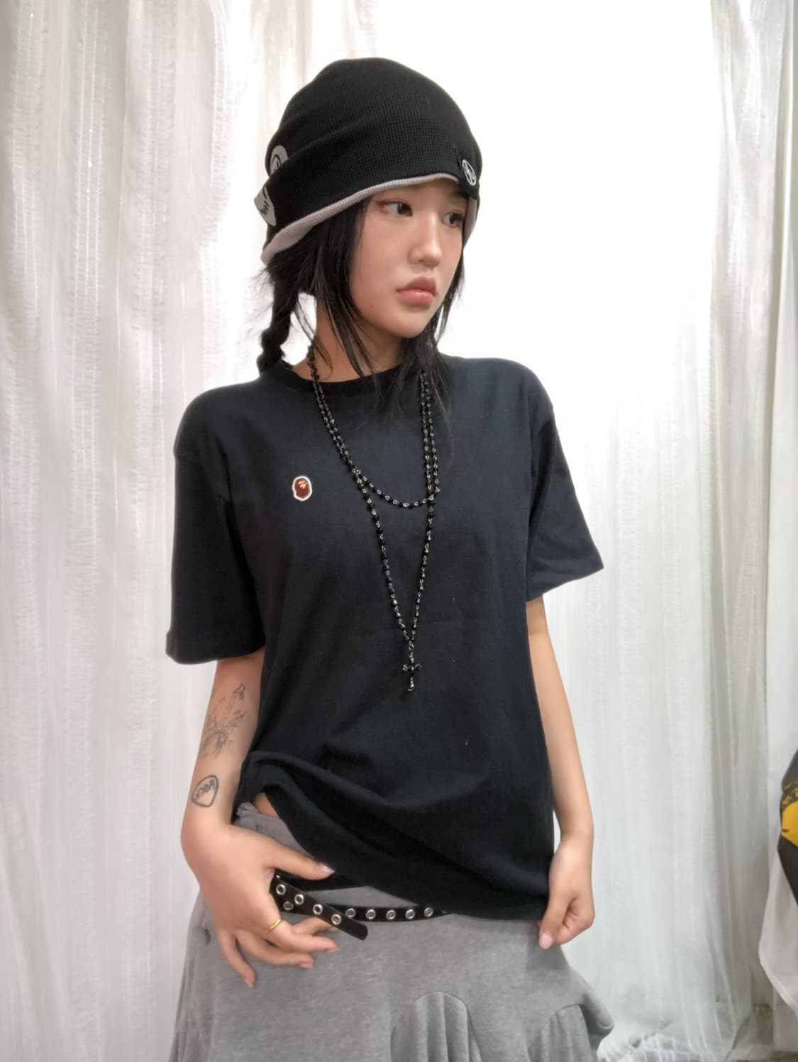 베이프 미니 로고 데일리 탑 상품이미지1