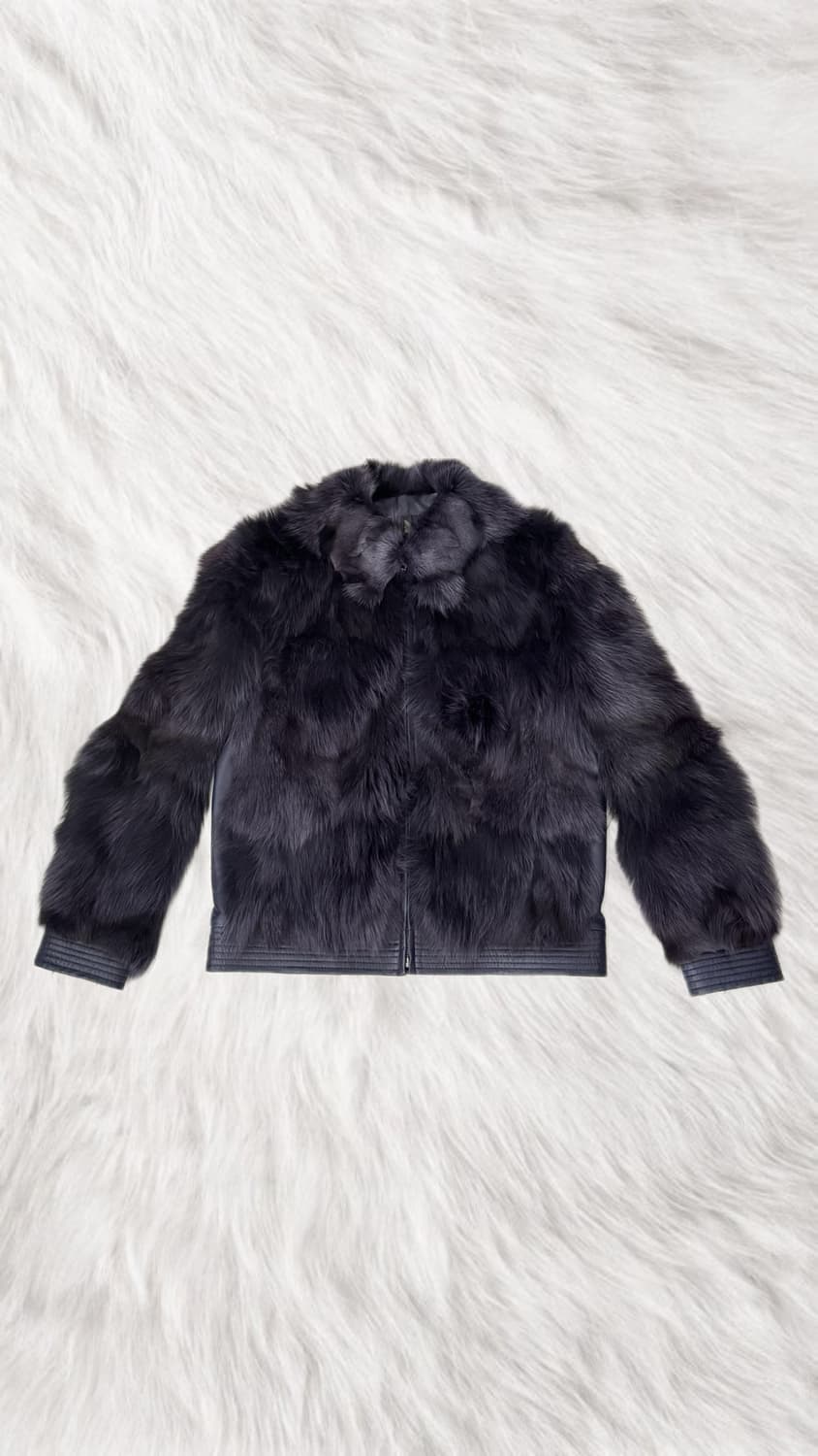 폭스퍼 딥퍼플 퍼자켓 상품이미지2