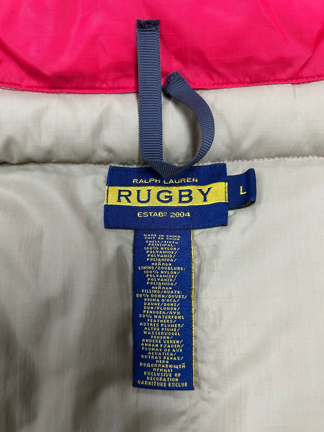 폴로 랄프 로렌 럭비 다운 자켓 상품이미지10