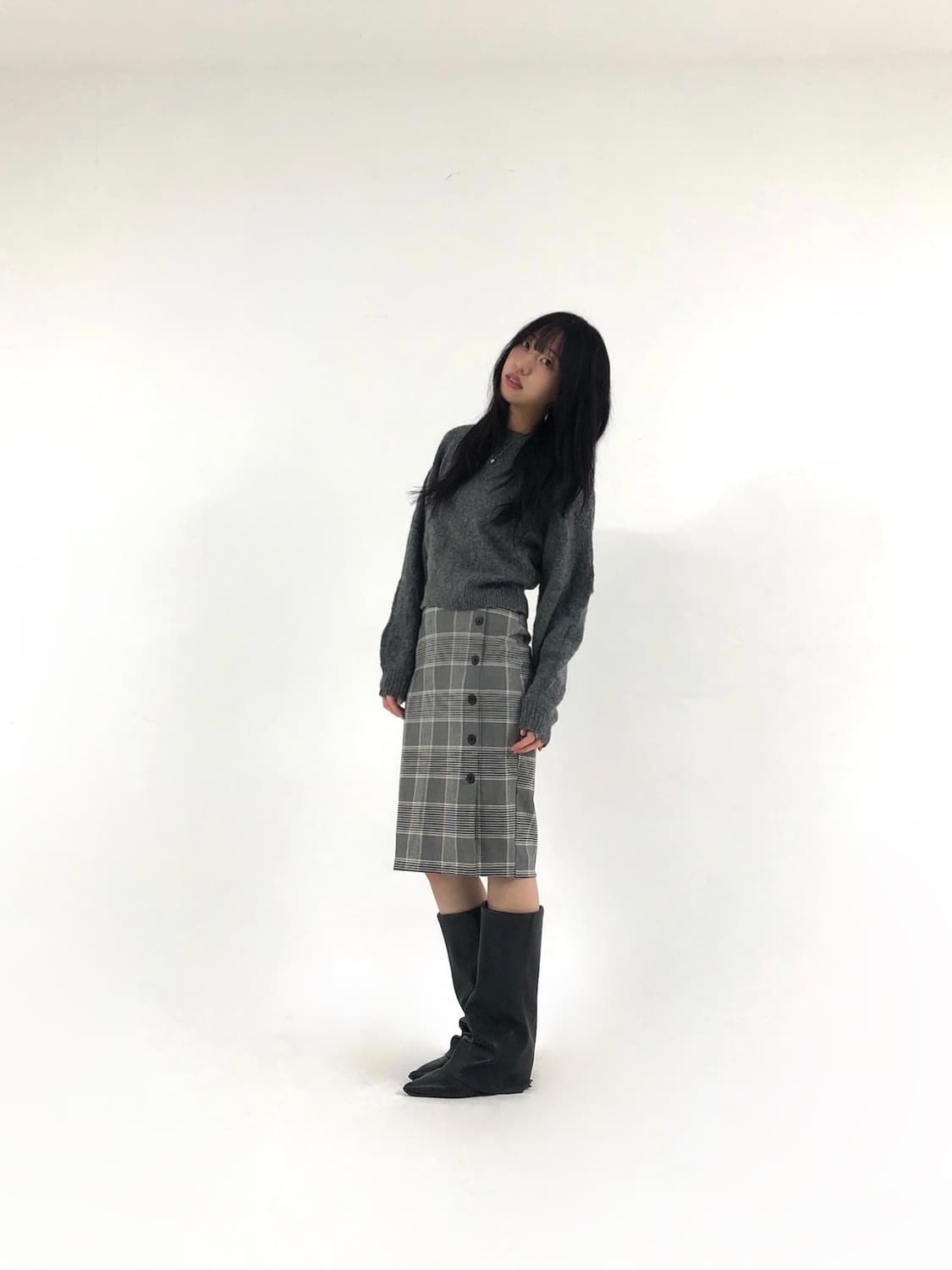 [코디세트] Grey Knit Set 상품이미지2