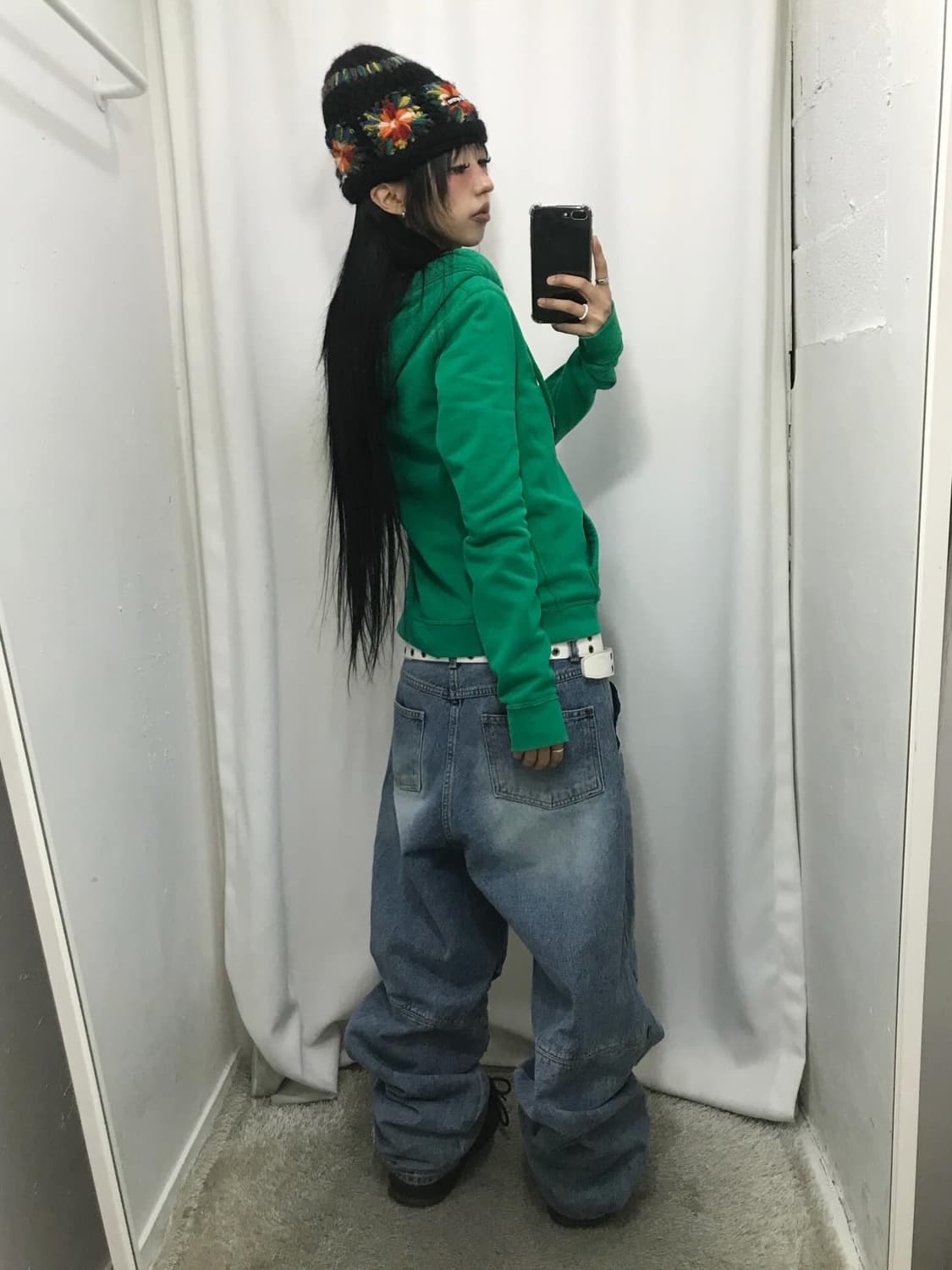 Abercrombie Green Hood Zip-Up 상품이미지4