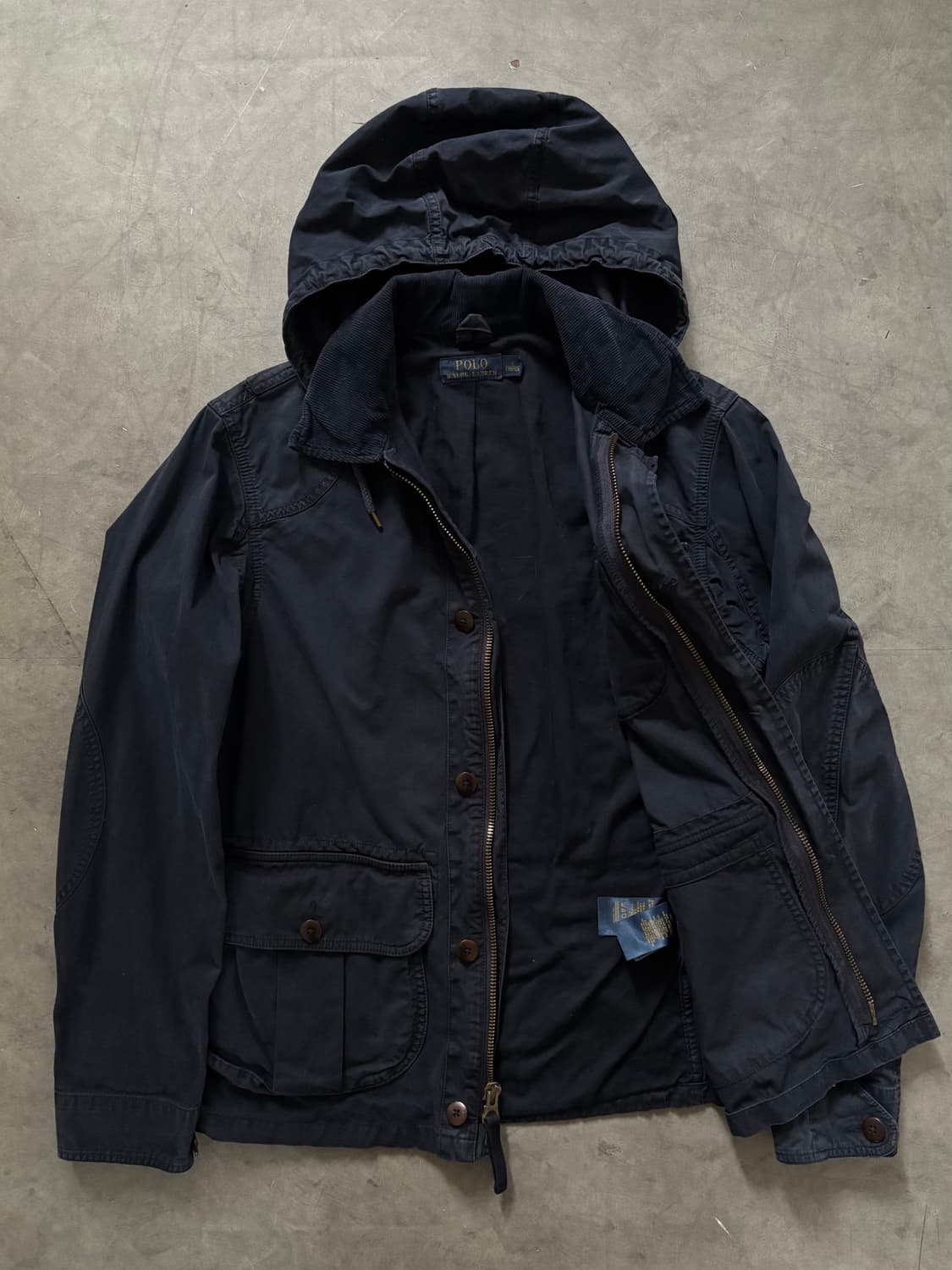Polo 폴로 랄프로렌 신형 라벨 네이비 넥 코듀로이 모호크 필드 자켓 상품이미지2
