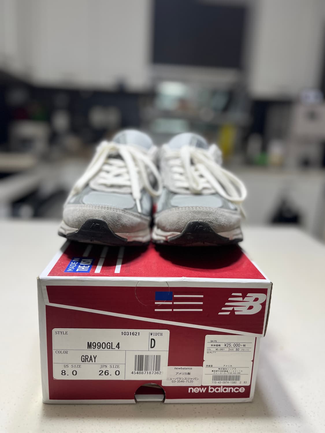 뉴발란스 990v4 메이드 인 USA 그레이 상품이미지2