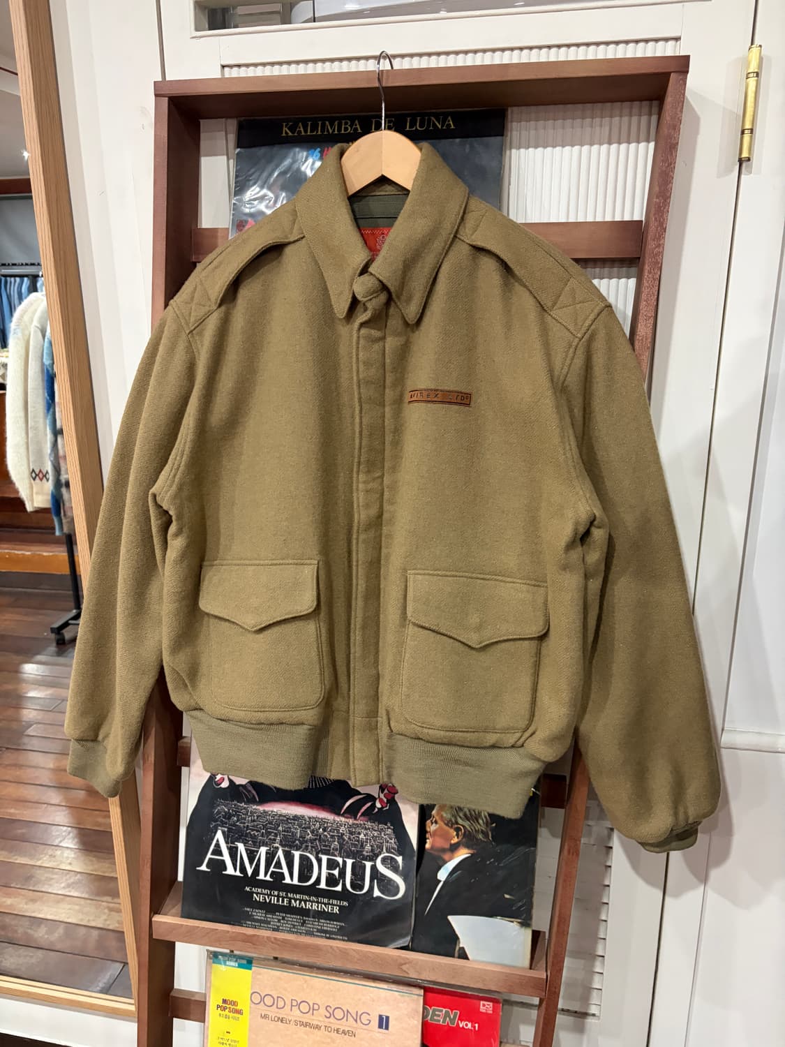 아비렉스 A-2 울 블루종 자켓 상품이미지1