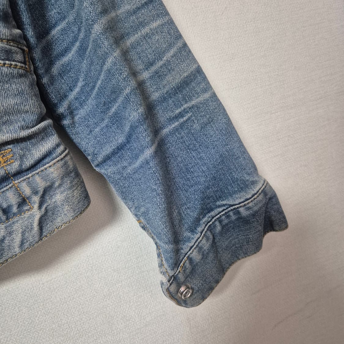 R13 데님 청자켓 워싱 데님 자켓 상품이미지3